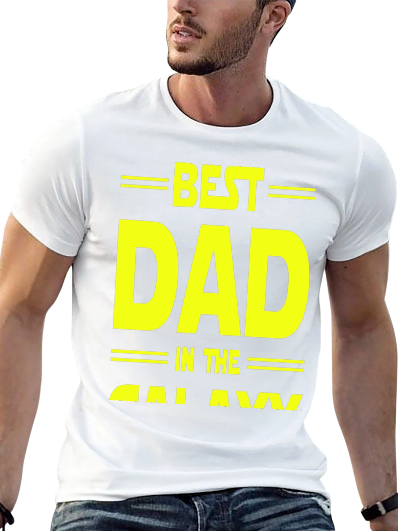 Best Dad in the Galaxy Graphic T-Shirt