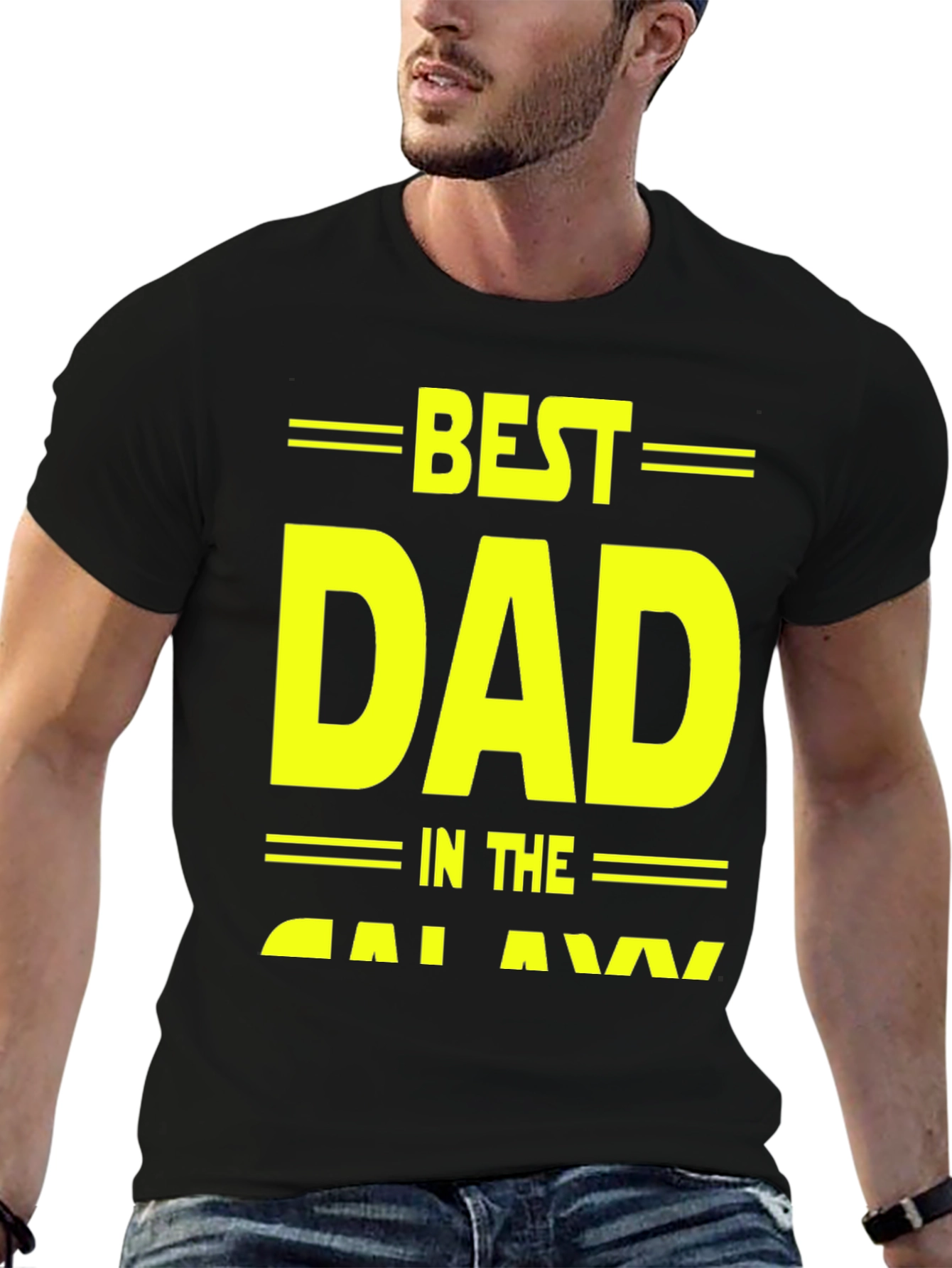Best Dad in the Galaxy Graphic T-Shirt