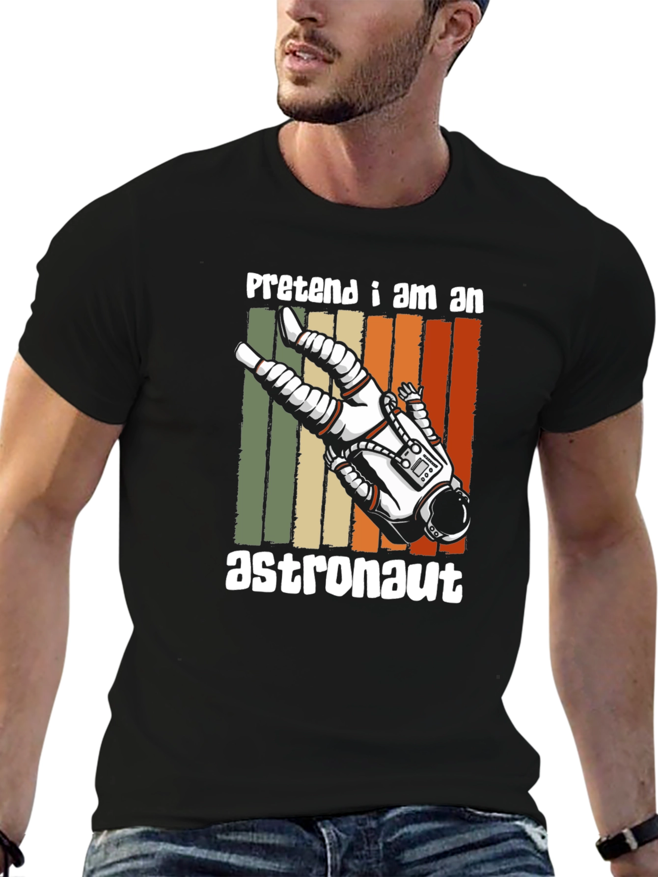 Pretend Im An Astronaut Graphic Tee