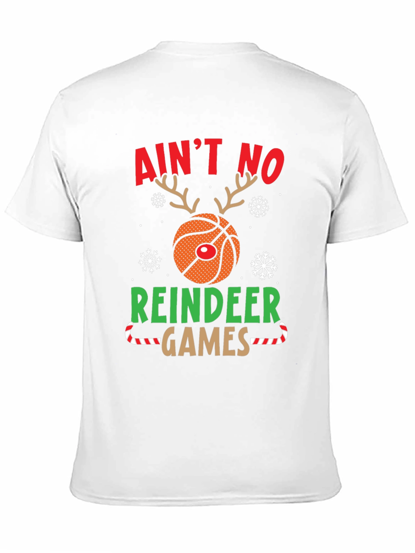 Aint No Reindeer Games Basketball Christmas T-Shirt