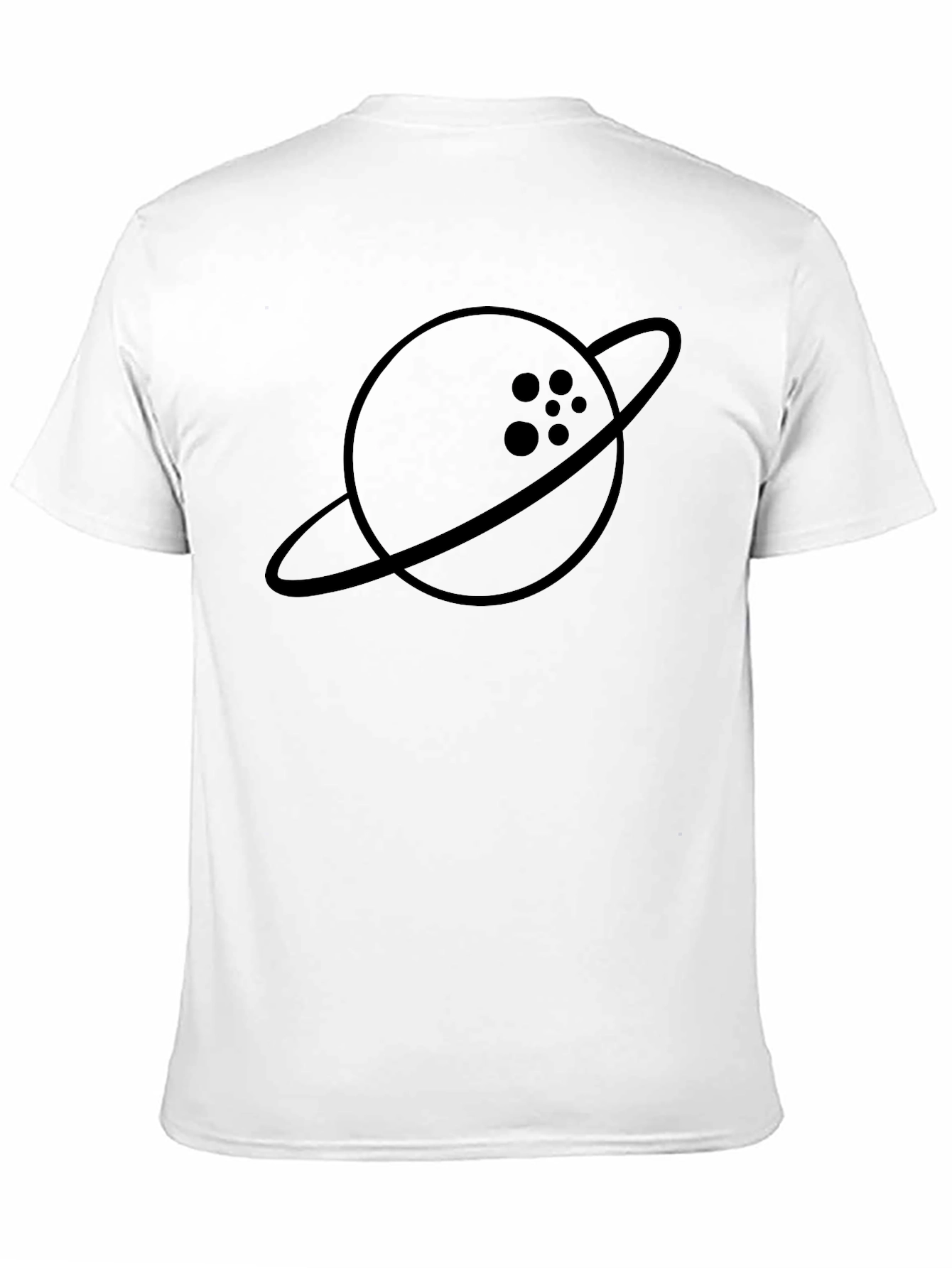Bowling Ball Planet Graphic Tee - Black