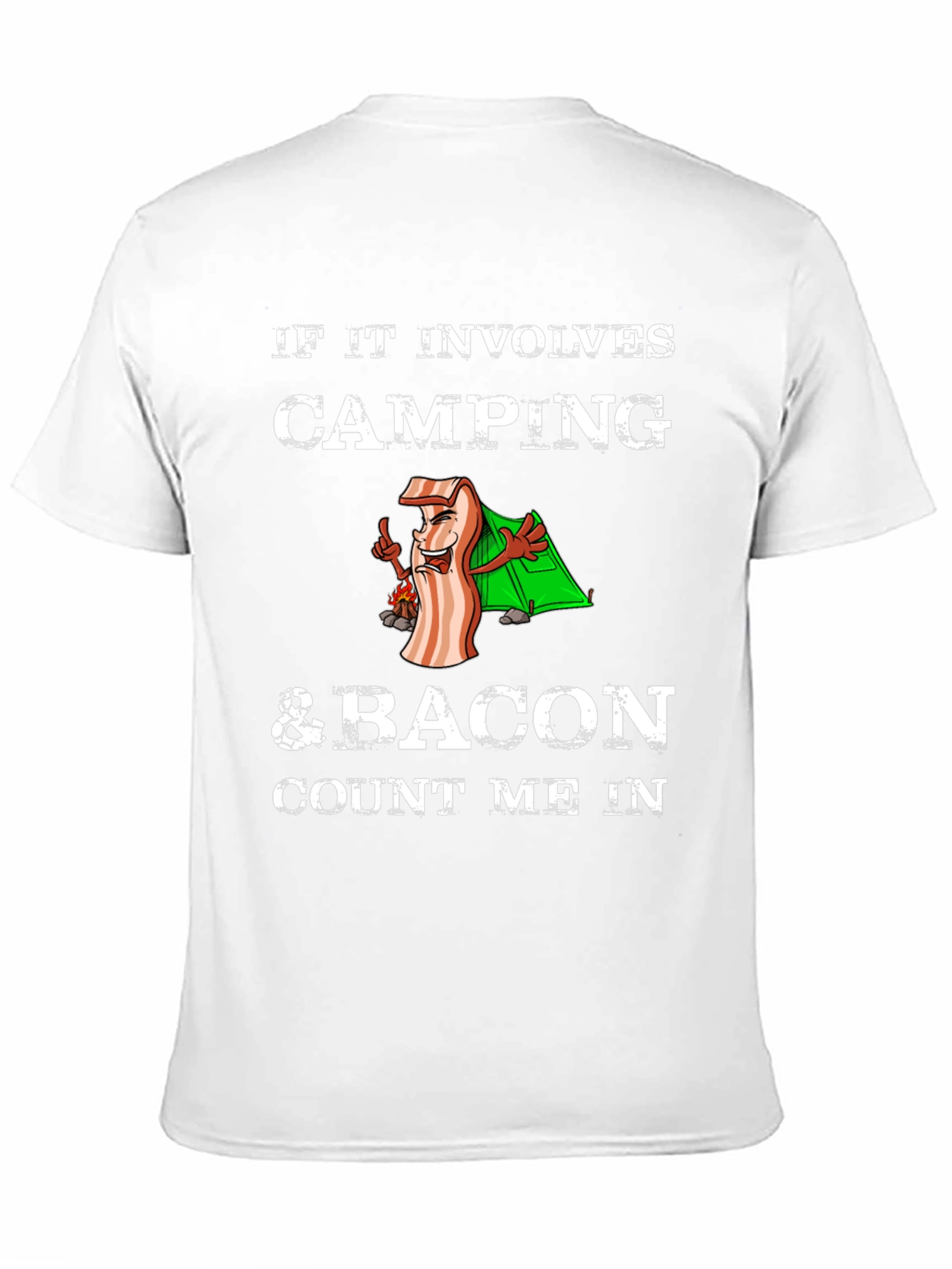 Camping & Bacon T-Shirt - Count Me In