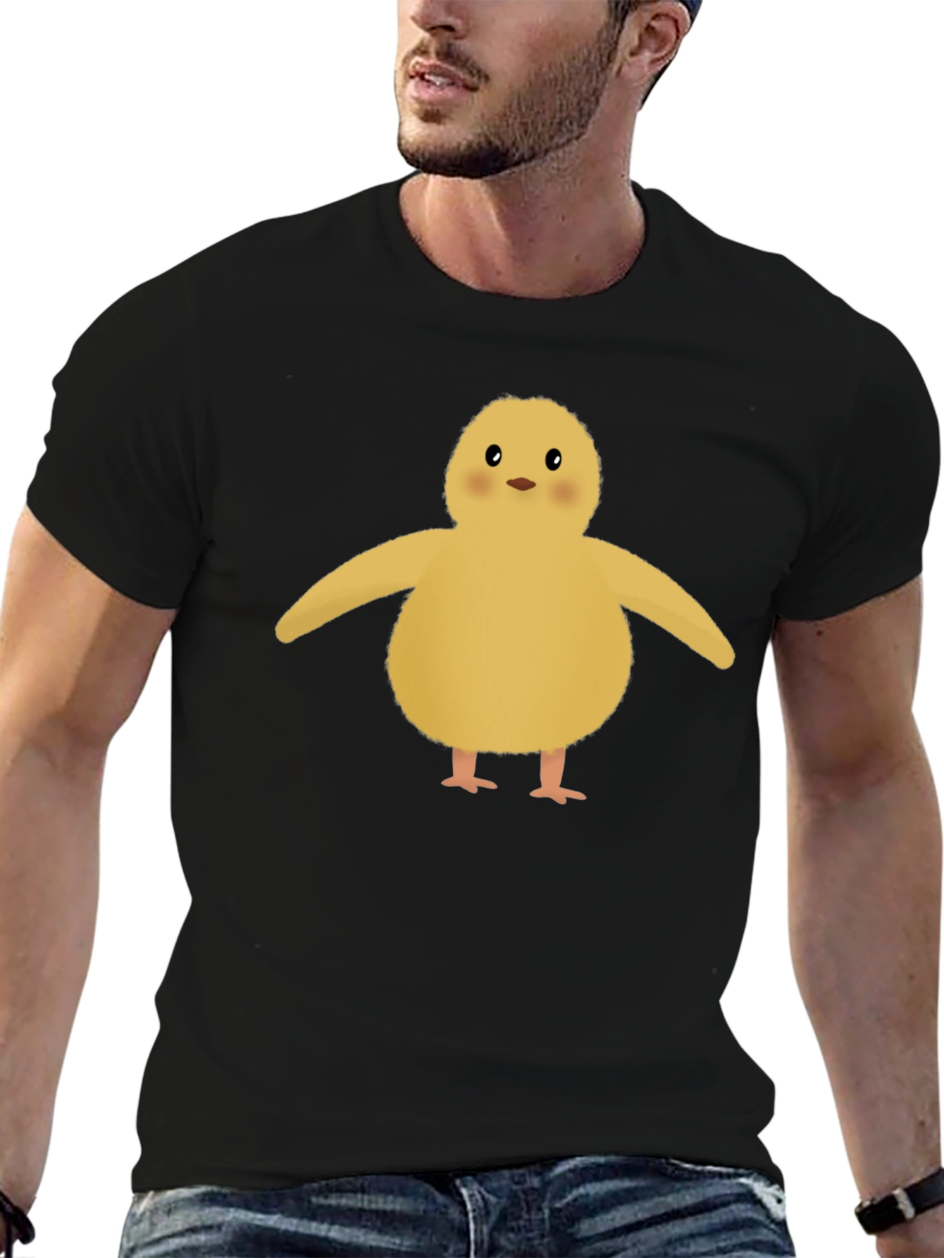 Cute Chick Graphic Tee - Soft Cotton Blend