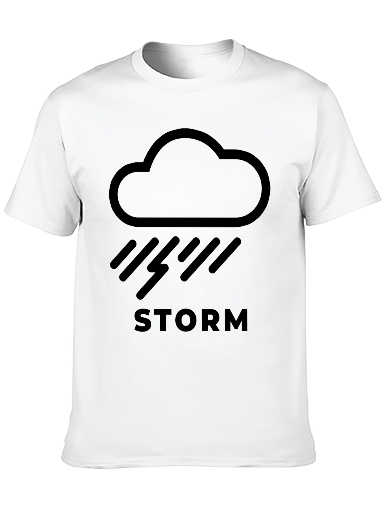 Storm Cloud Graphic T-Shirt - Weather Inspired Tee
