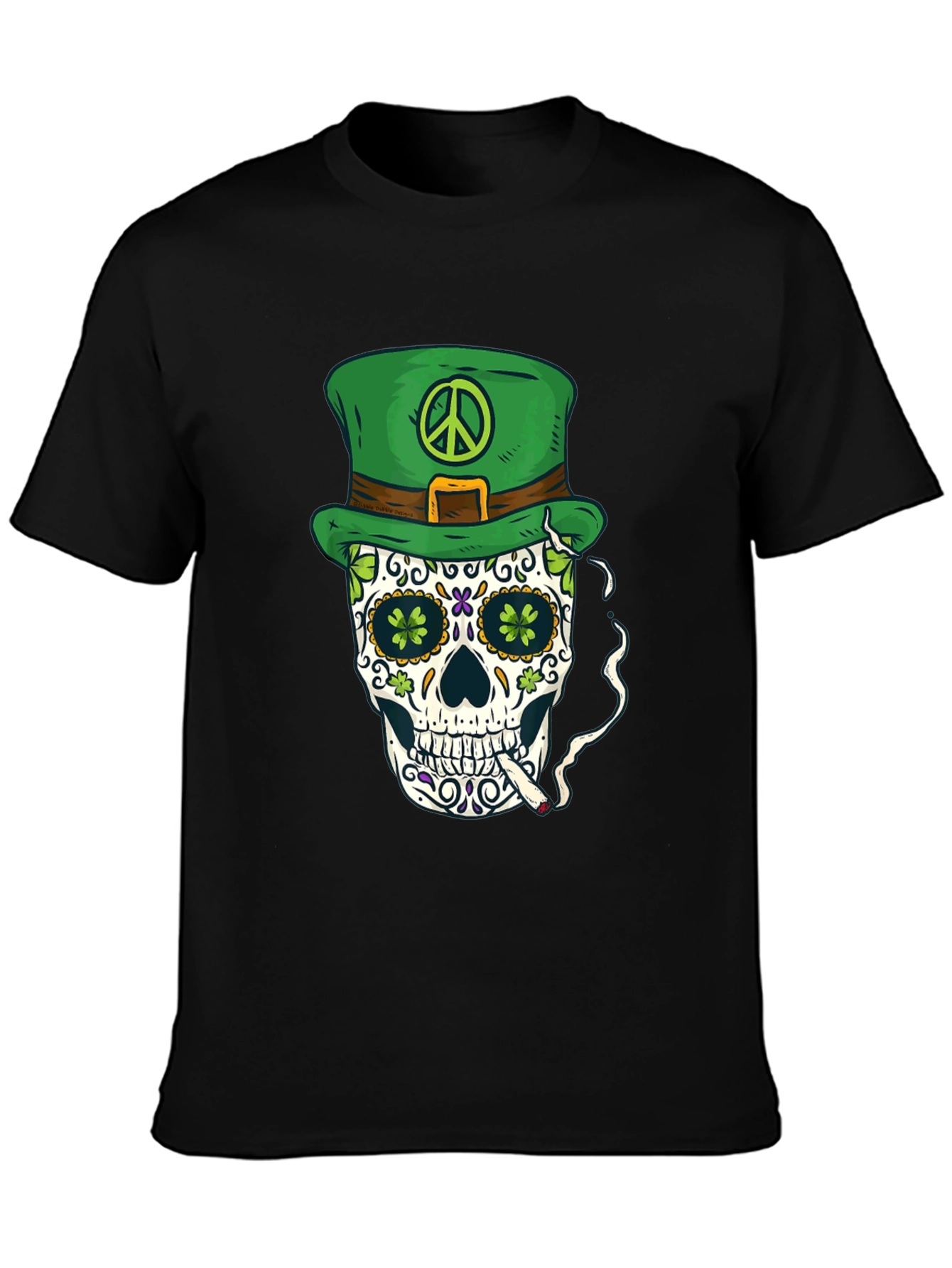 St. Patricks Day Skull T-Shirt