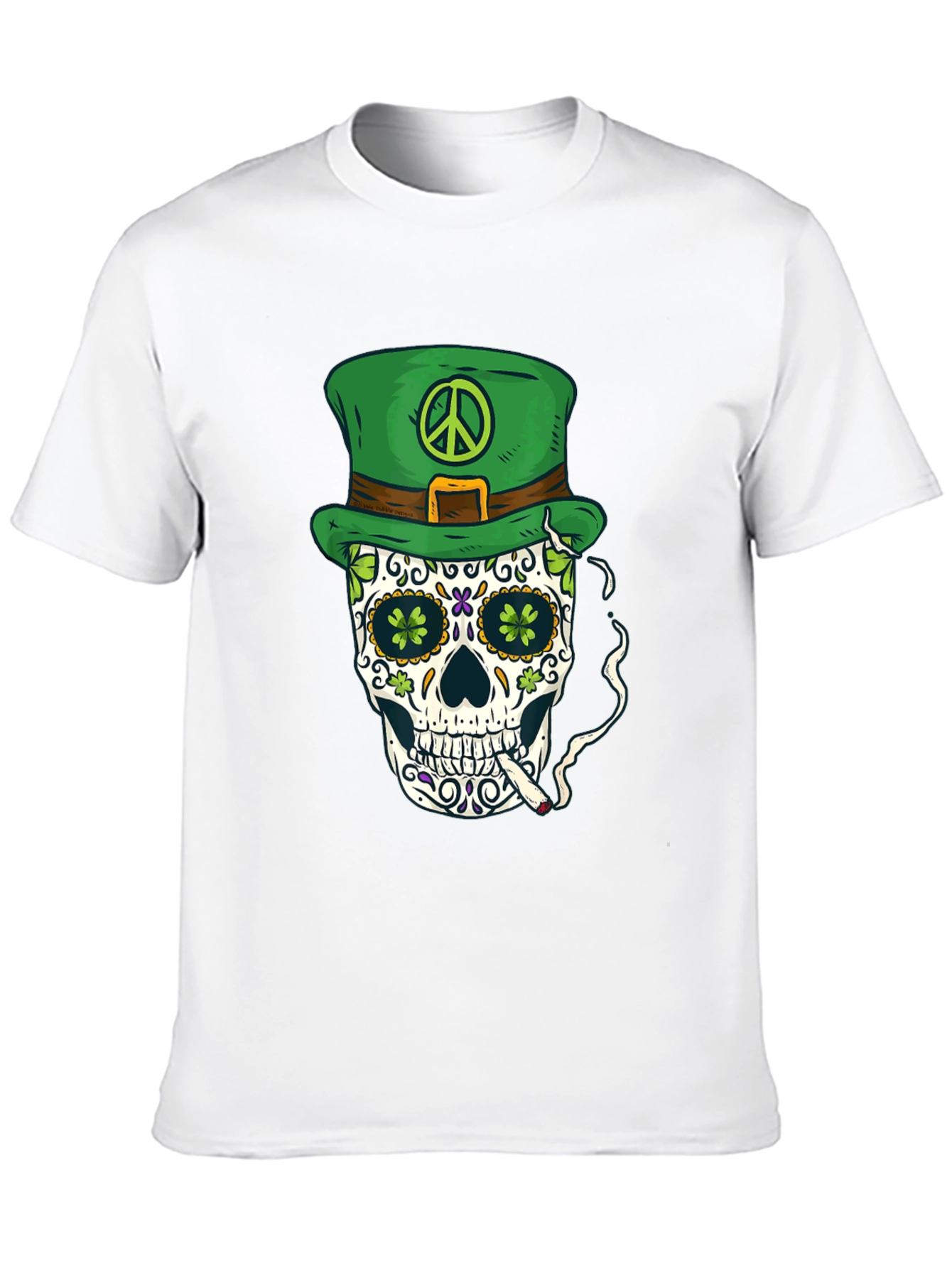 St. Patricks Day Skull T-Shirt