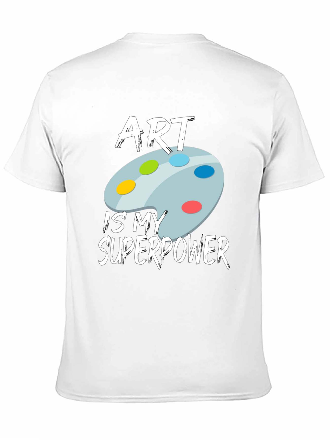 Art is My Superpower Black T-Shirt