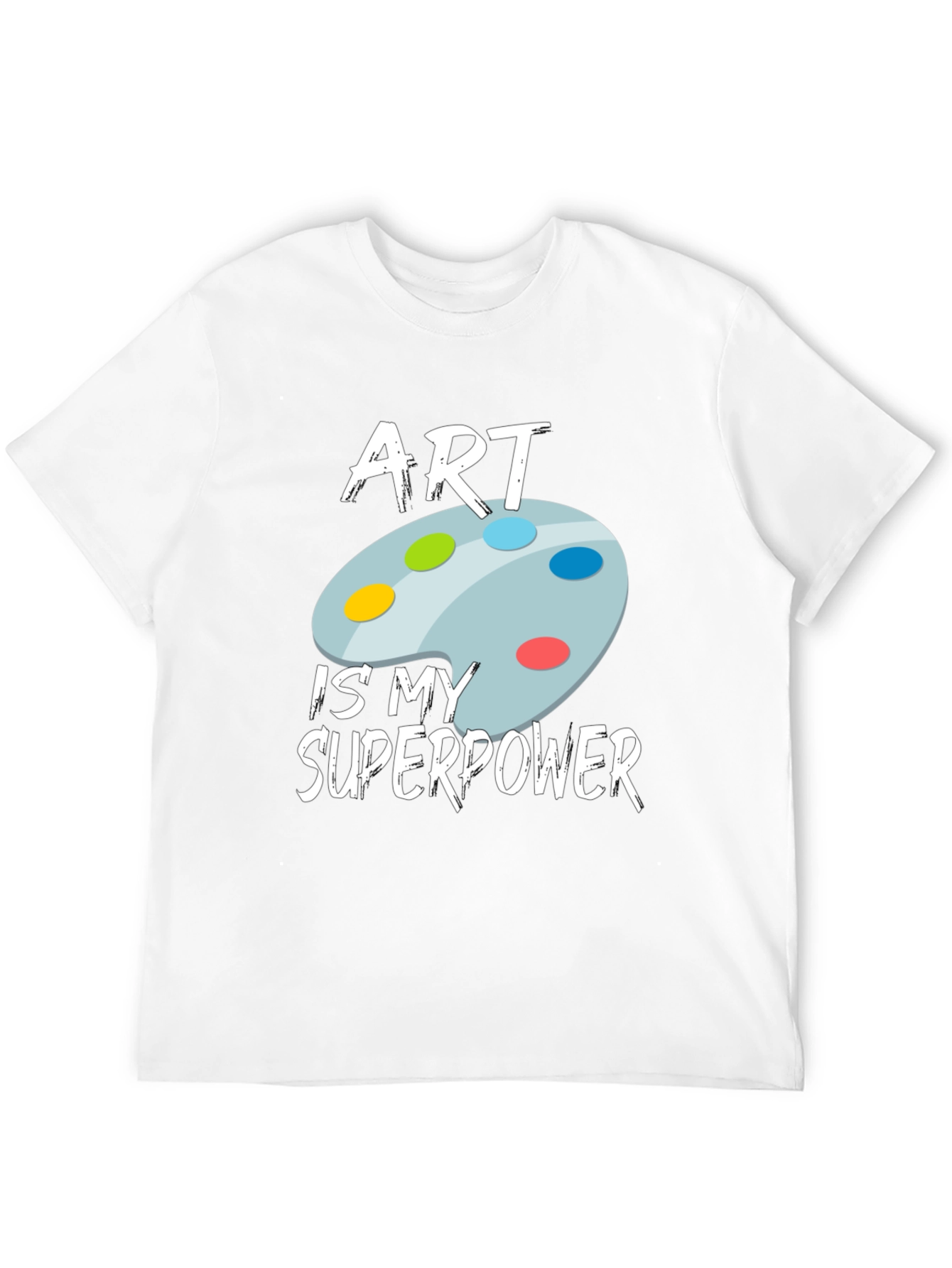 Art is My Superpower Black T-Shirt