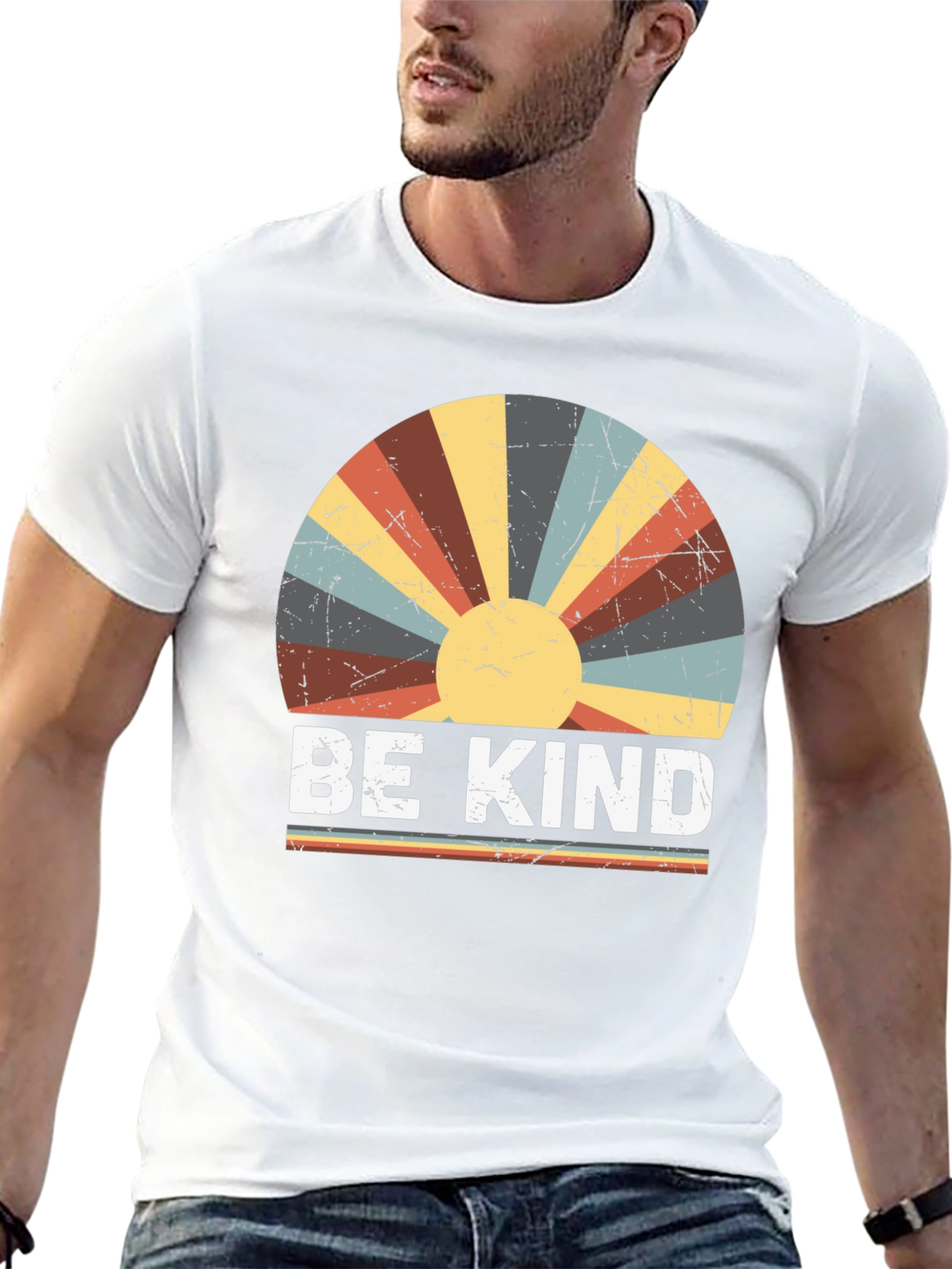 Be Kind Retro Sunset Graphic Tee