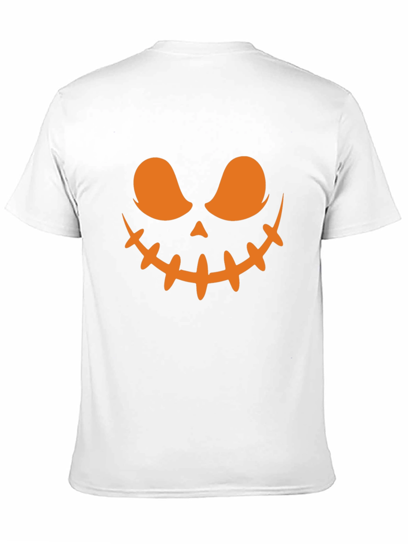 Spooky Halloween Face T-Shirt - Black