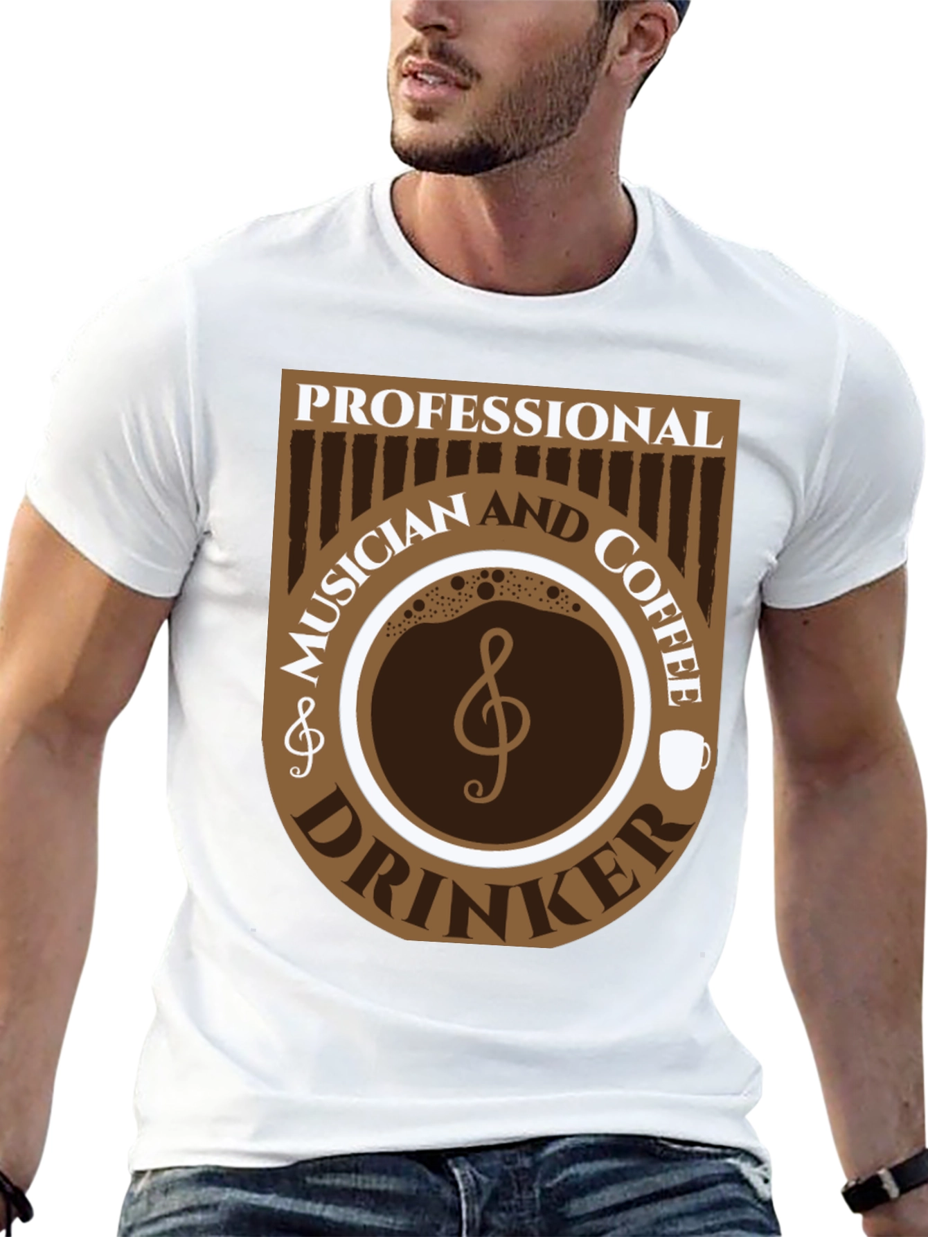 Musician & Coffee Drinker Graphic Tee