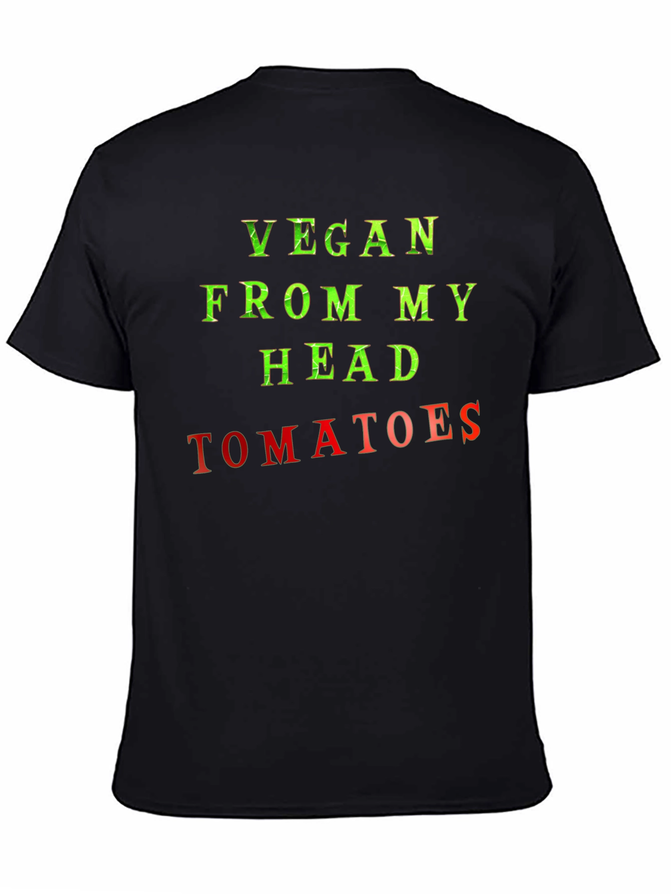 Vegan From My Head Tomatoes Graphic T-Shirt