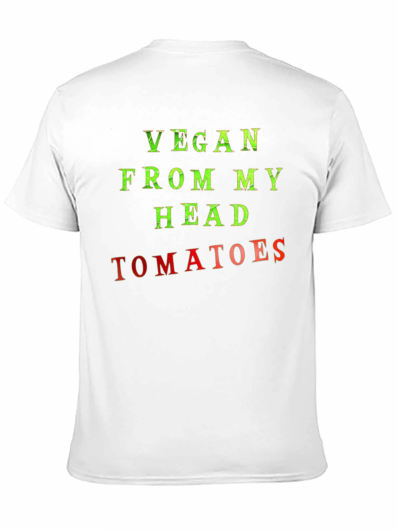 Vegan From My Head Tomatoes Graphic T-Shirt