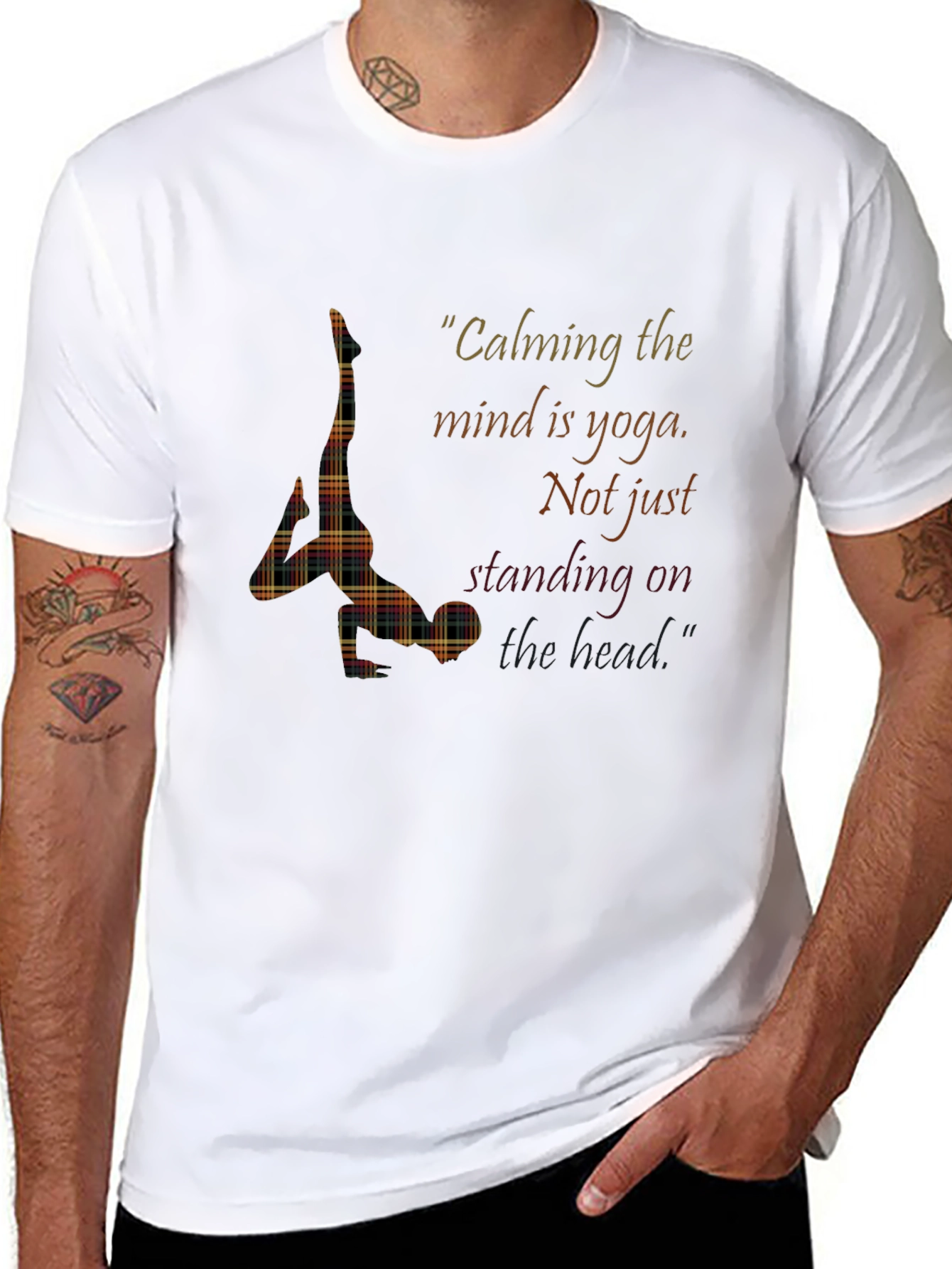 Yoga Mind T-Shirt - Calming Quote Graphic Tee