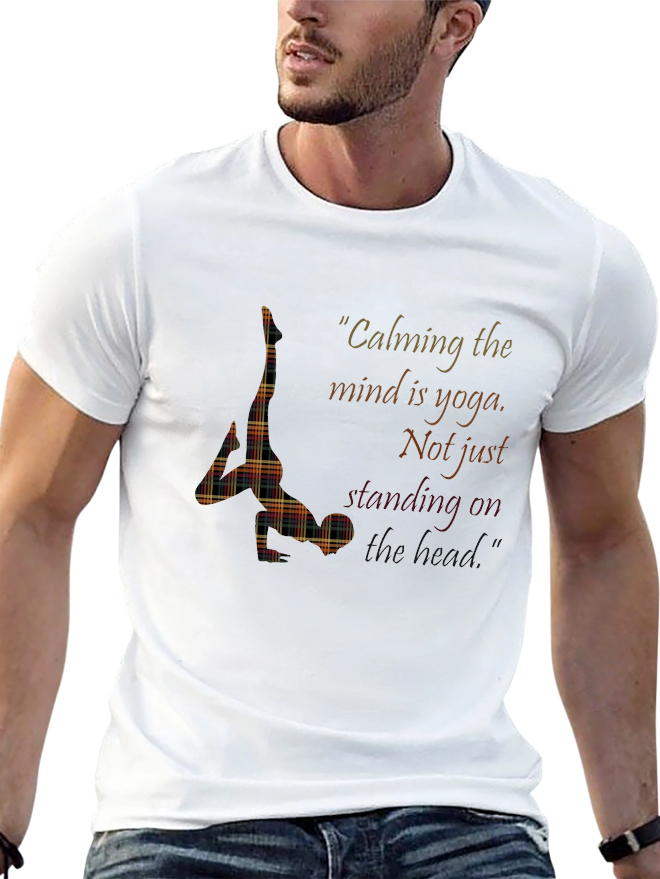Yoga Mind T-Shirt - Calming Quote Graphic Tee