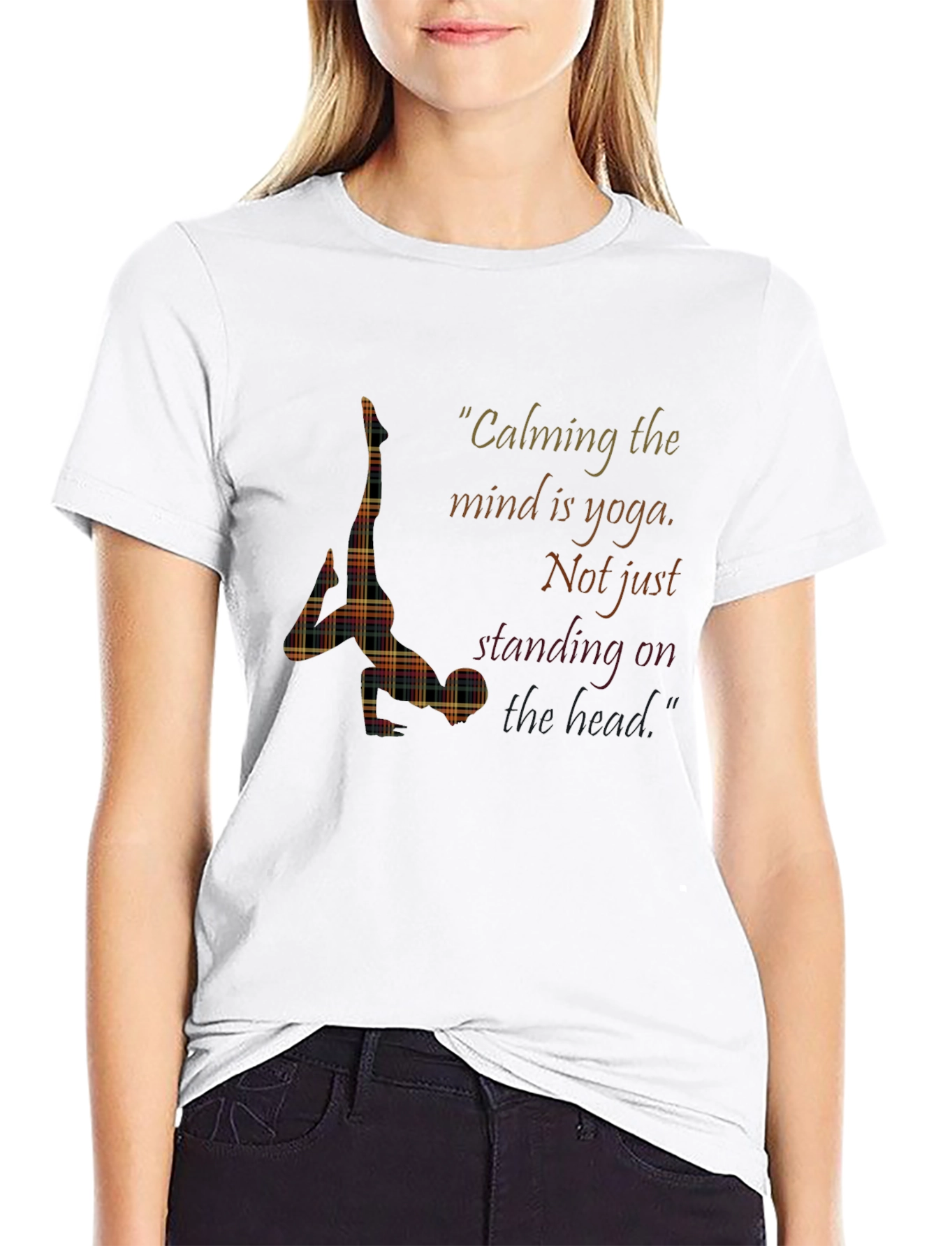 Yoga Mind T-Shirt - Calming Quote Graphic Tee