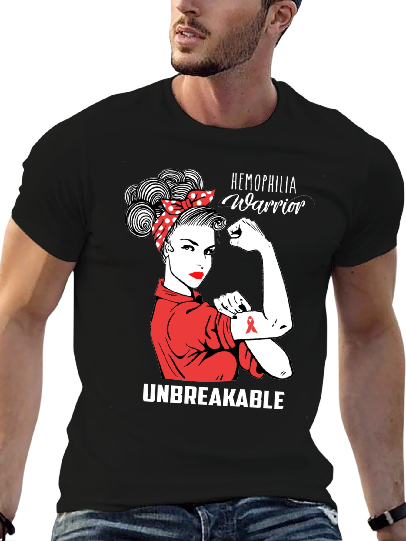 Hemophilia Warrior Unbreakable T-Shirt
