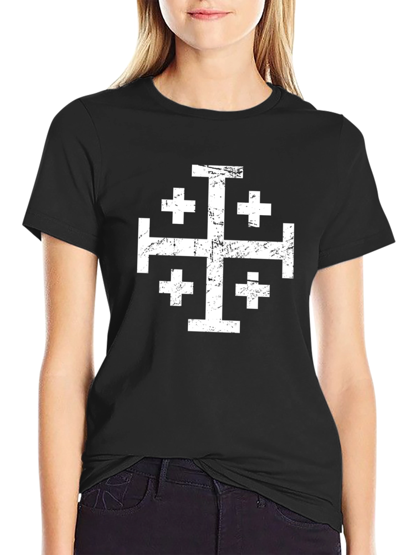 Jerusalem Cross Graphic T-Shirt