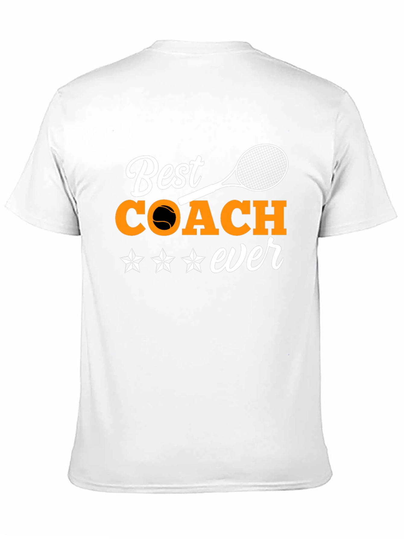 Best Coach Ever Graphic T-Shirt - Tennis Coach Gift
