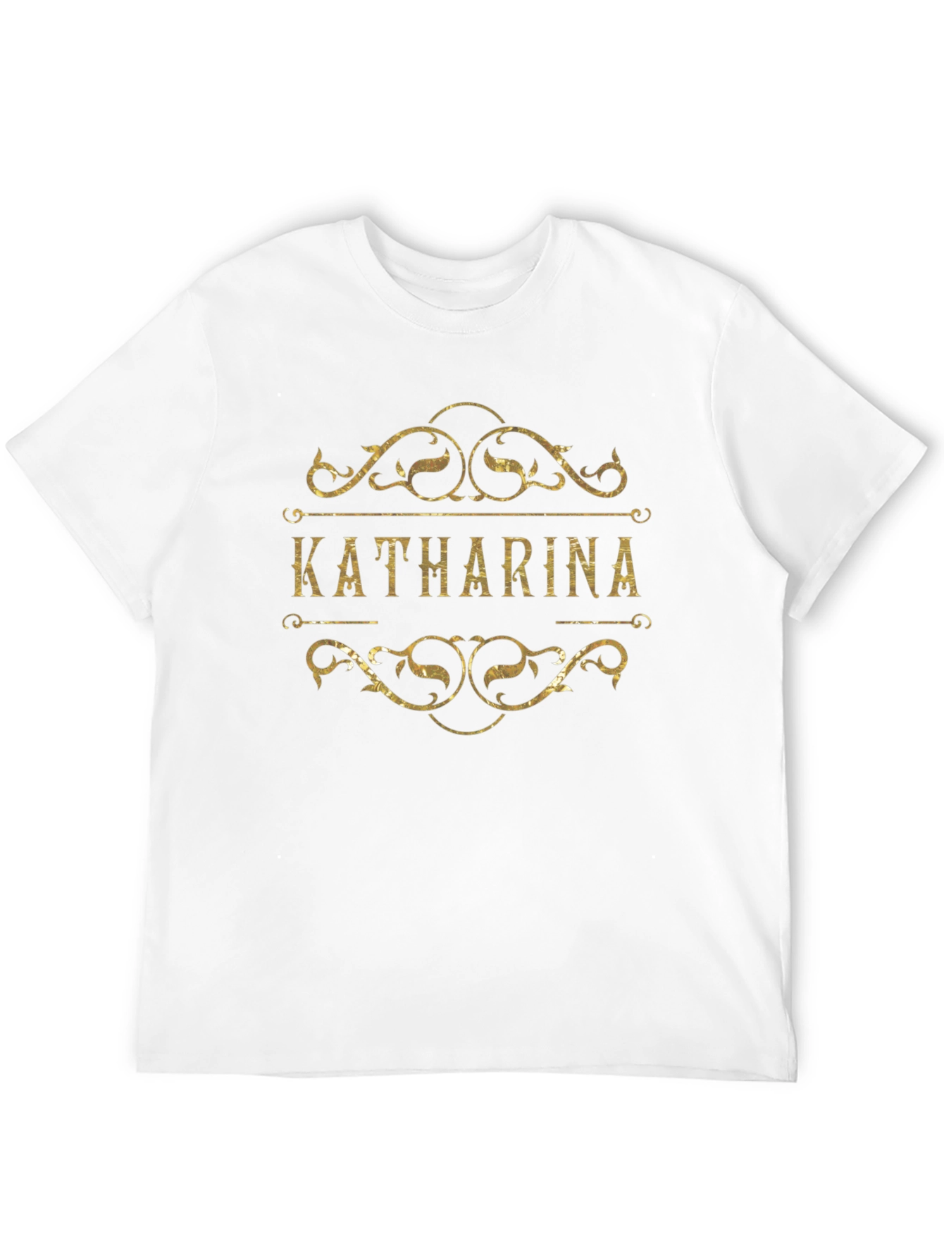 Katharina Personalized Black T-Shirt