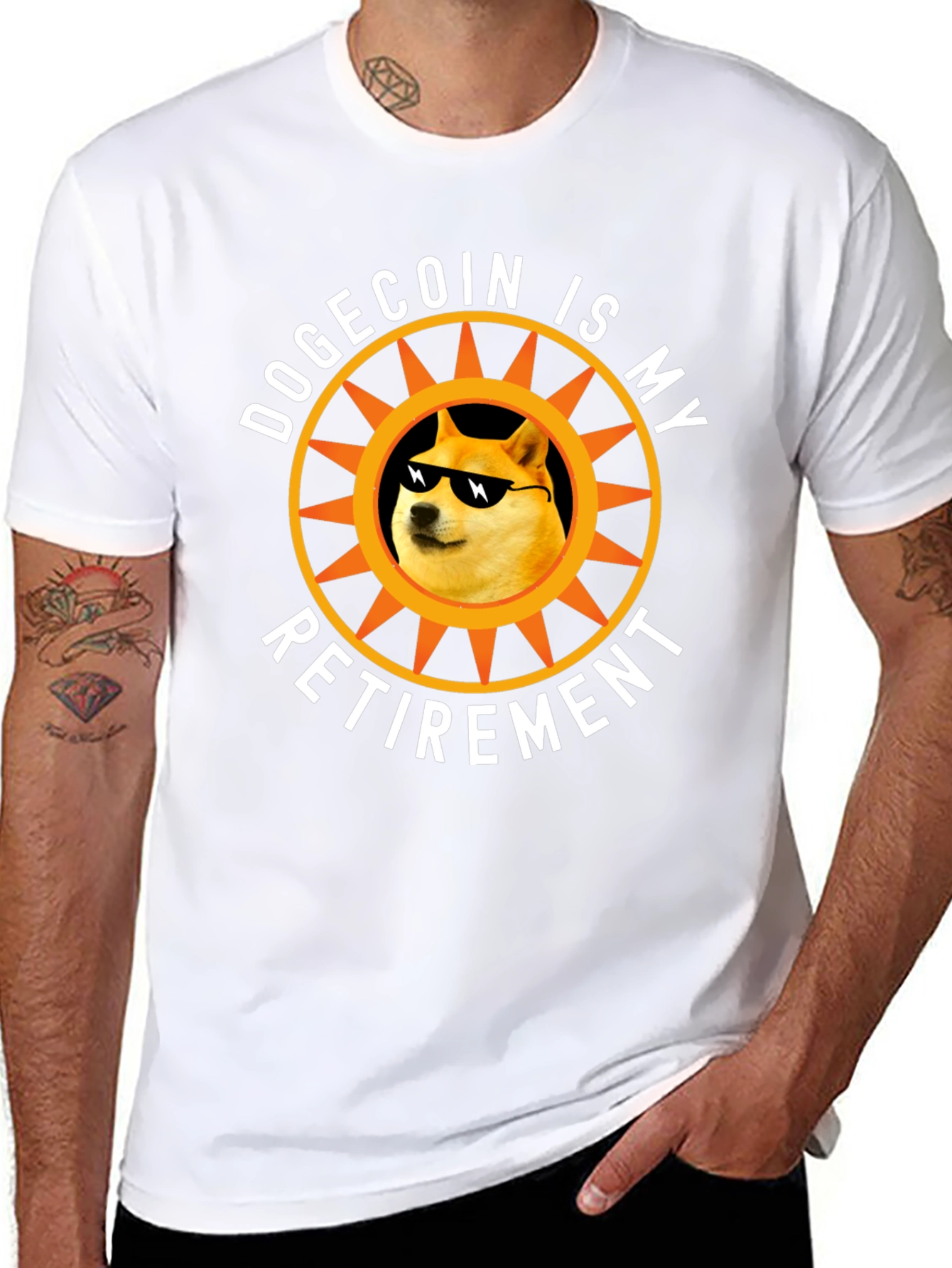 DogeCoin Retirement T-Shirt - Funny Crypto Tee