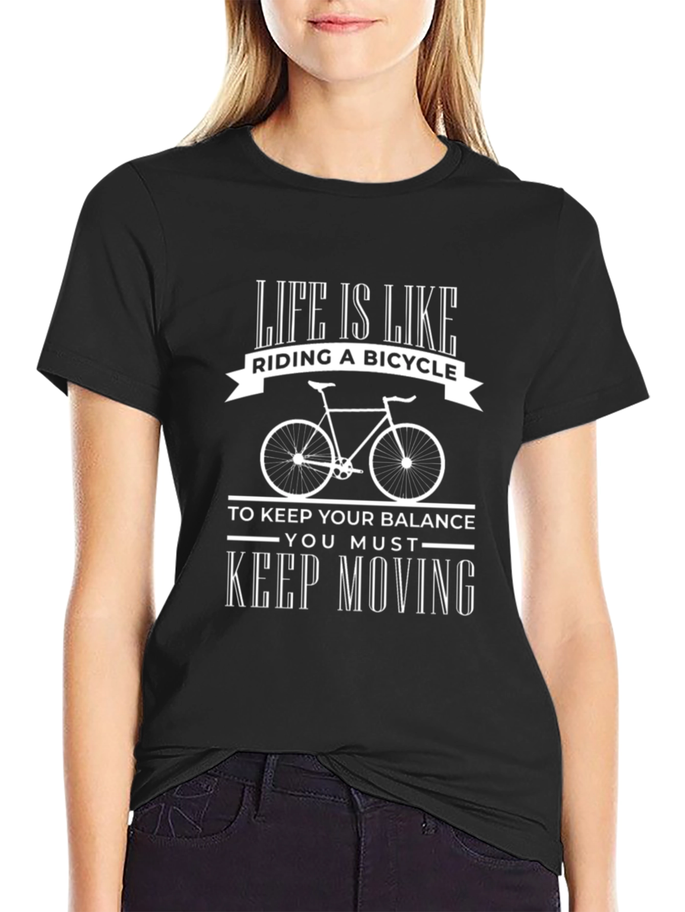 Life Is Like Riding a Bicycle T-Shirt