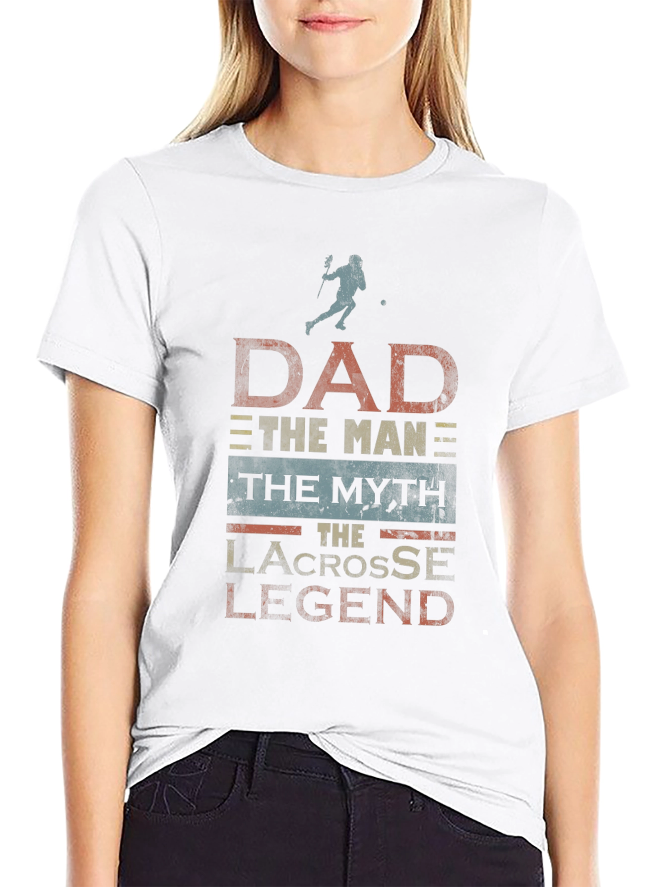 Dad Lacrosse Legend Graphic T-Shirt