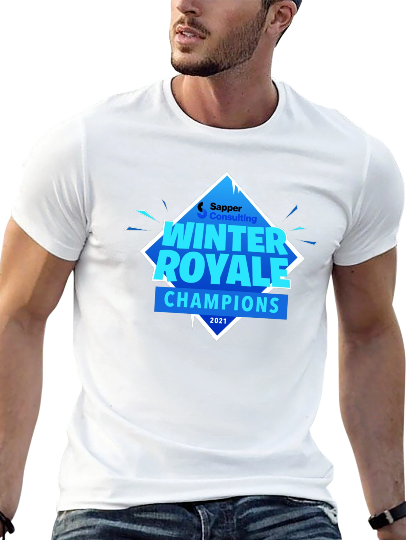 Winter Royale Champions Black Graphic T-Shirt