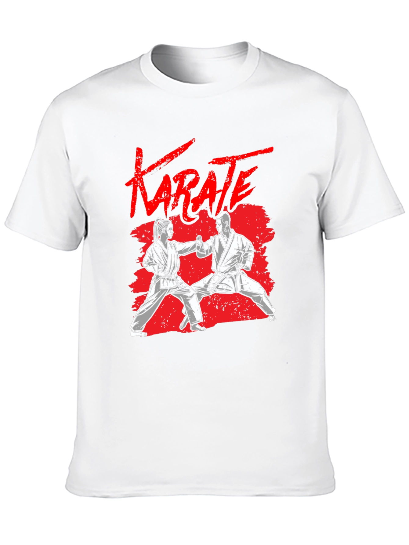 Karate Graphic Black T-Shirt