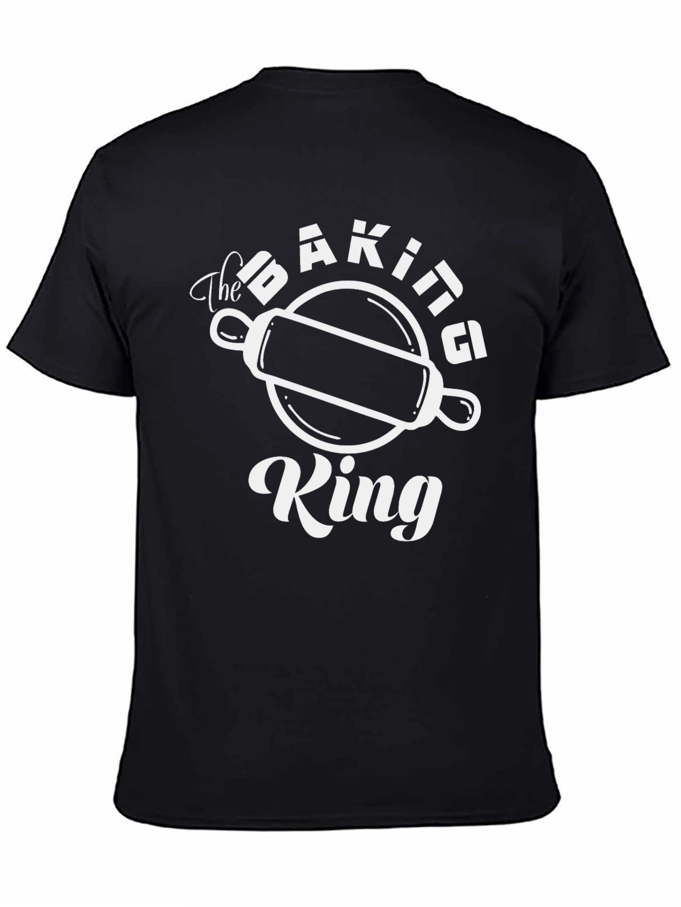 The Baking King T-Shirt - Black Graphic Tee
