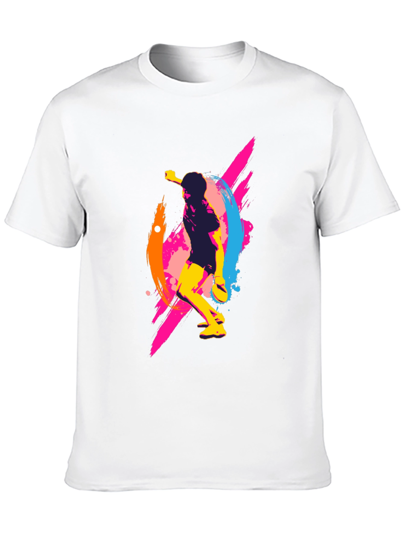 Vibrant Table Tennis Graphic Tee
