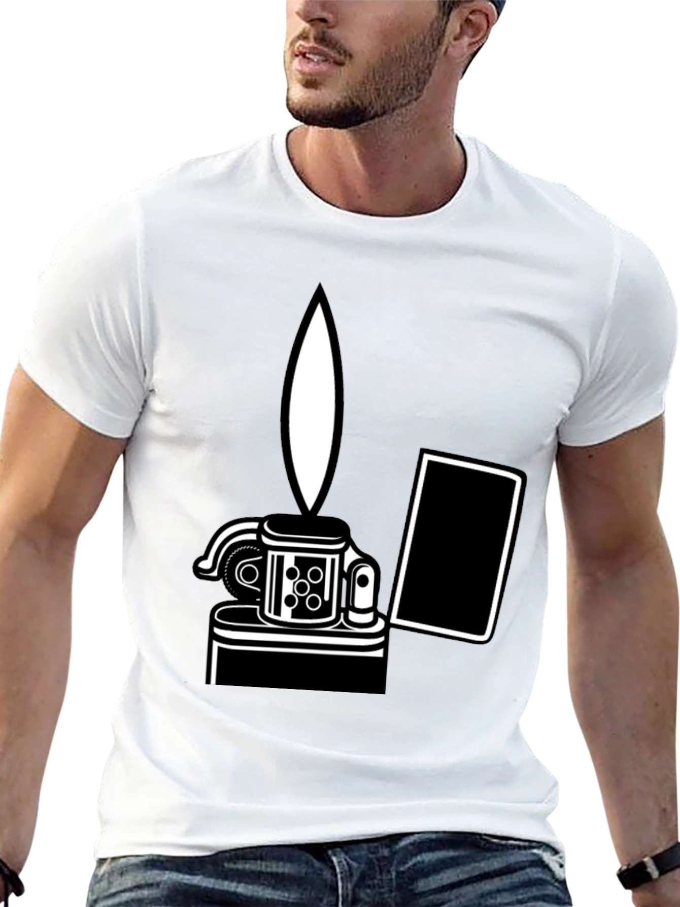 Zippo Lighter Graphic Tee - Cool & Unique Design