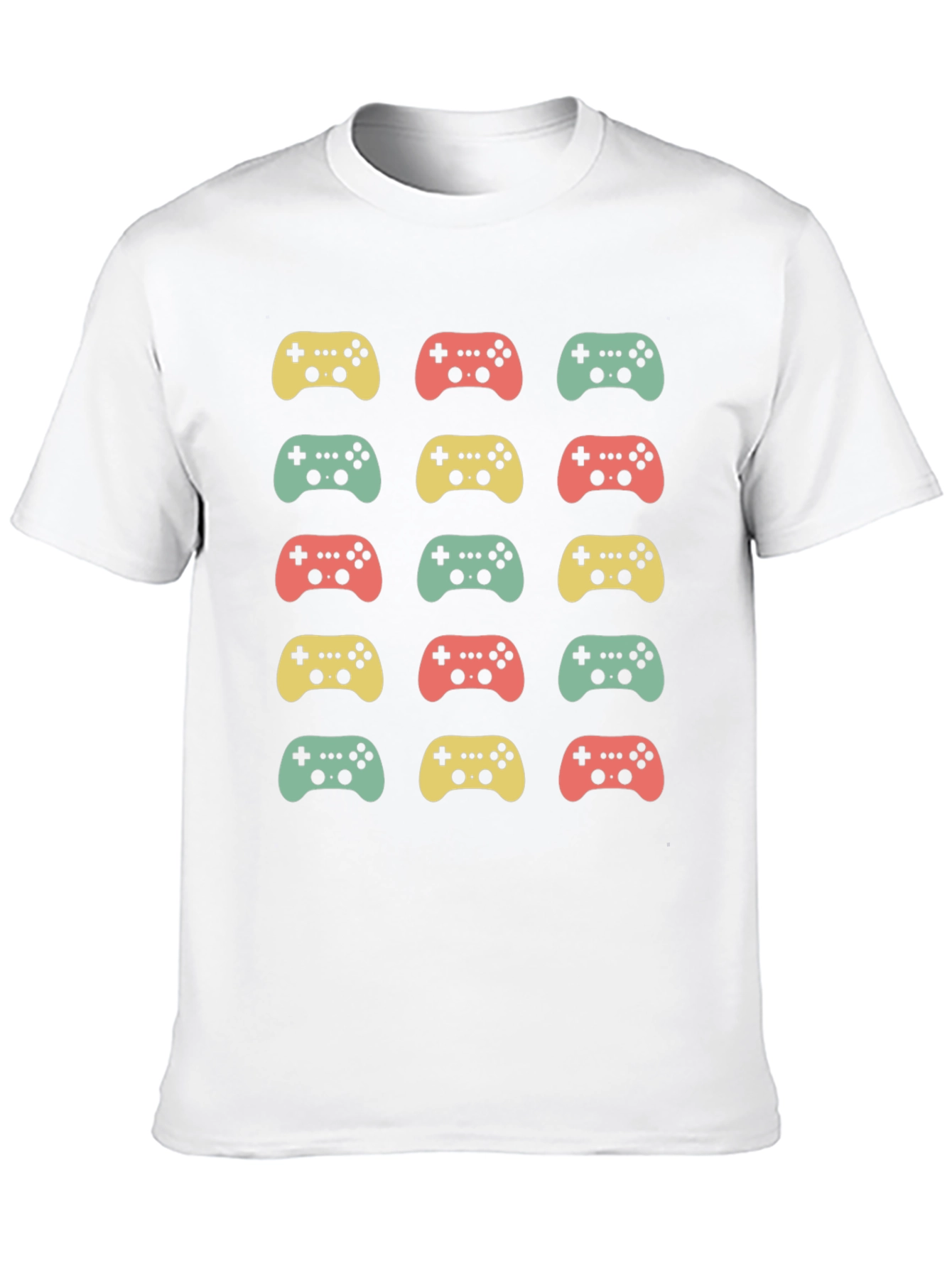 Retro Gaming Controller Pattern T-Shirt