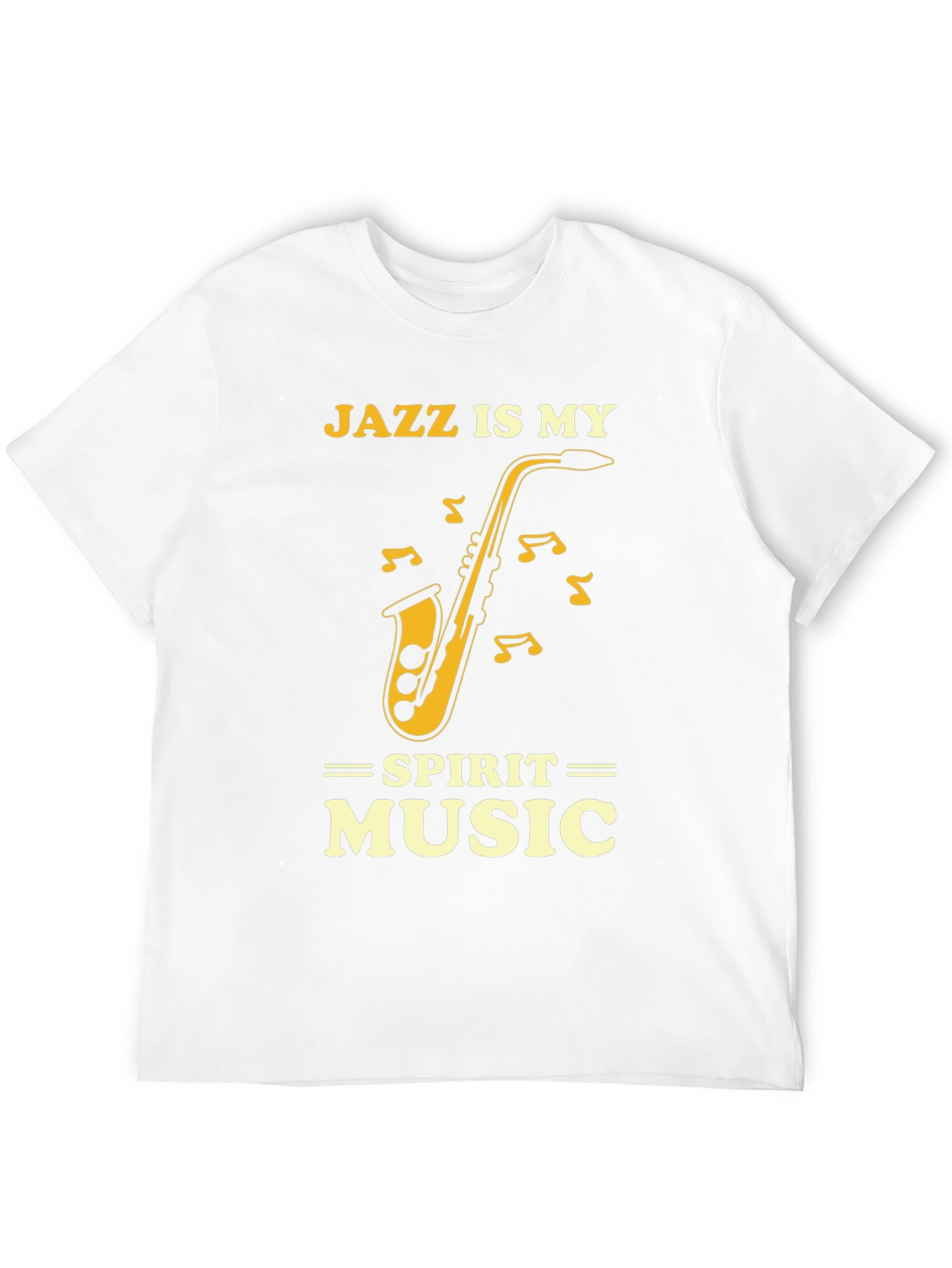 Jazz is My Spirit Music Saxophone Graphic Tee