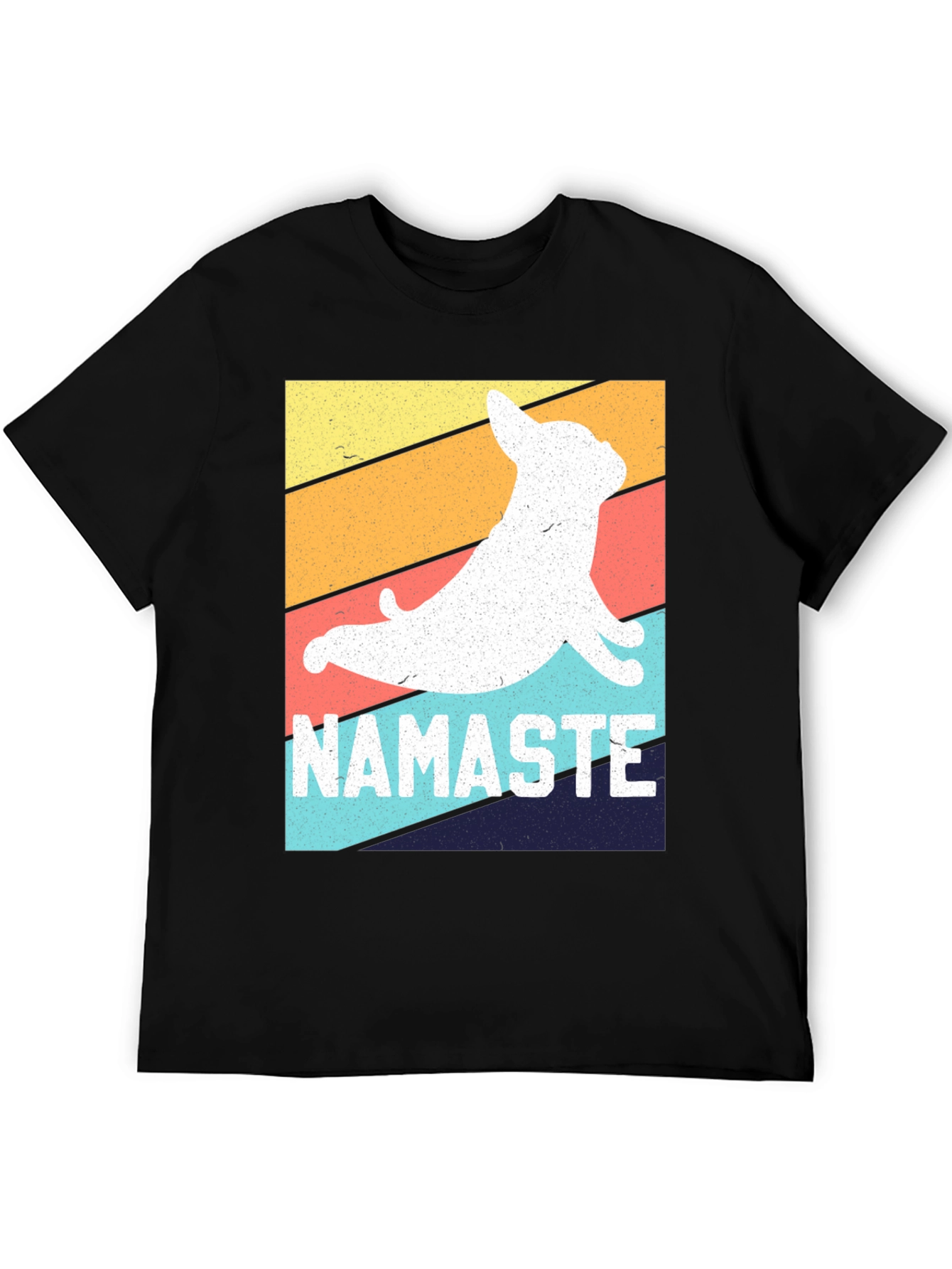 Namaste Dog Graphic Tee - Yoga Dog Lover T-Shirt