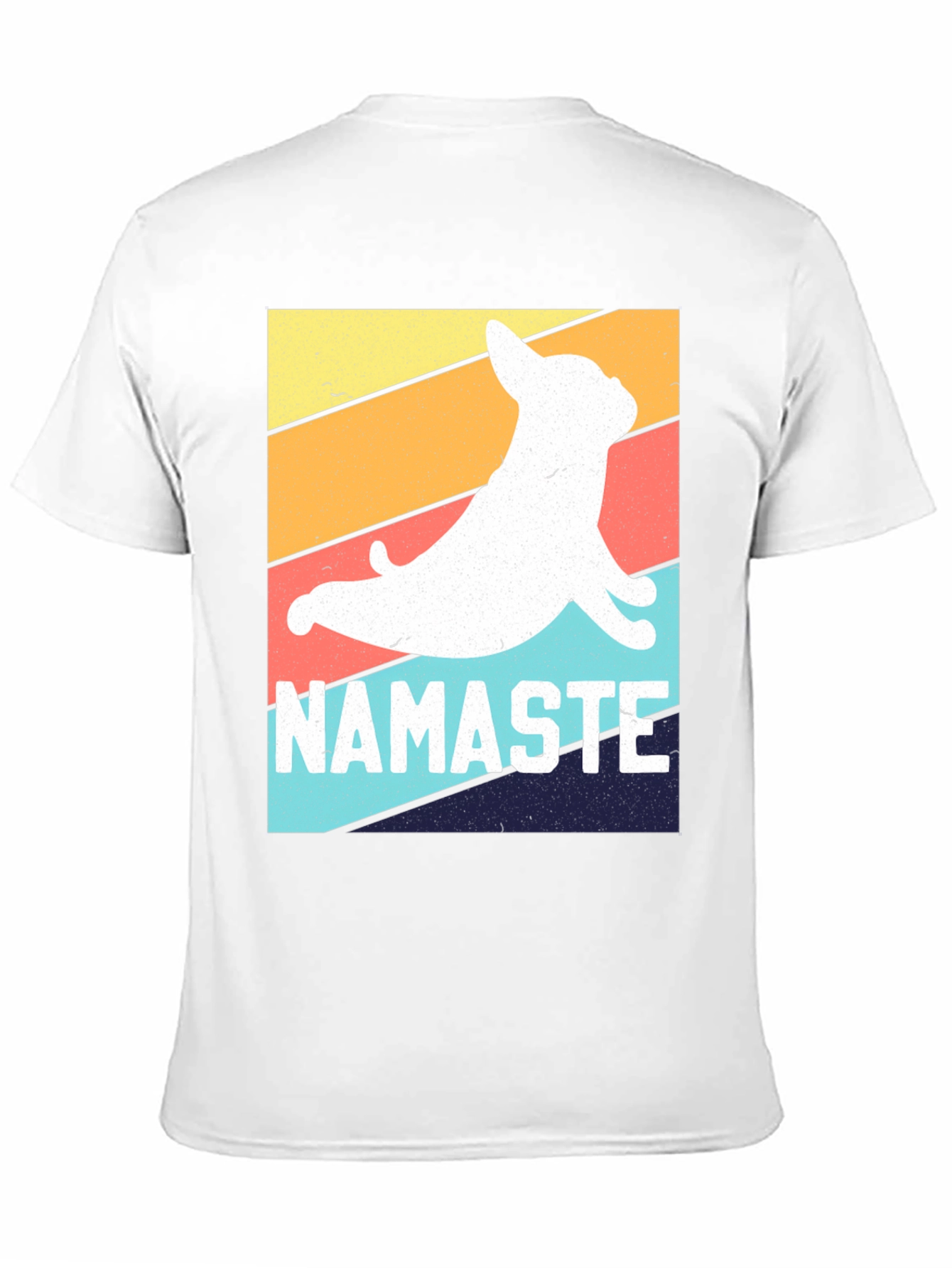 Namaste Dog Graphic Tee - Yoga Dog Lover T-Shirt
