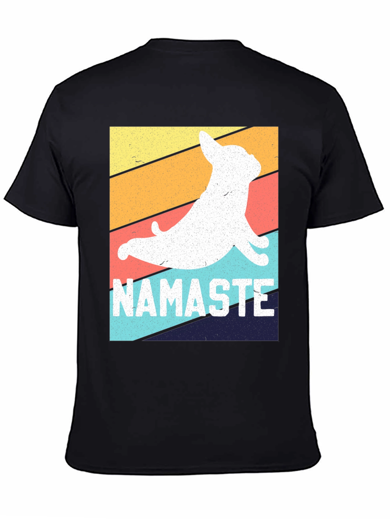 Namaste Dog Graphic Tee - Yoga Dog Lover T-Shirt