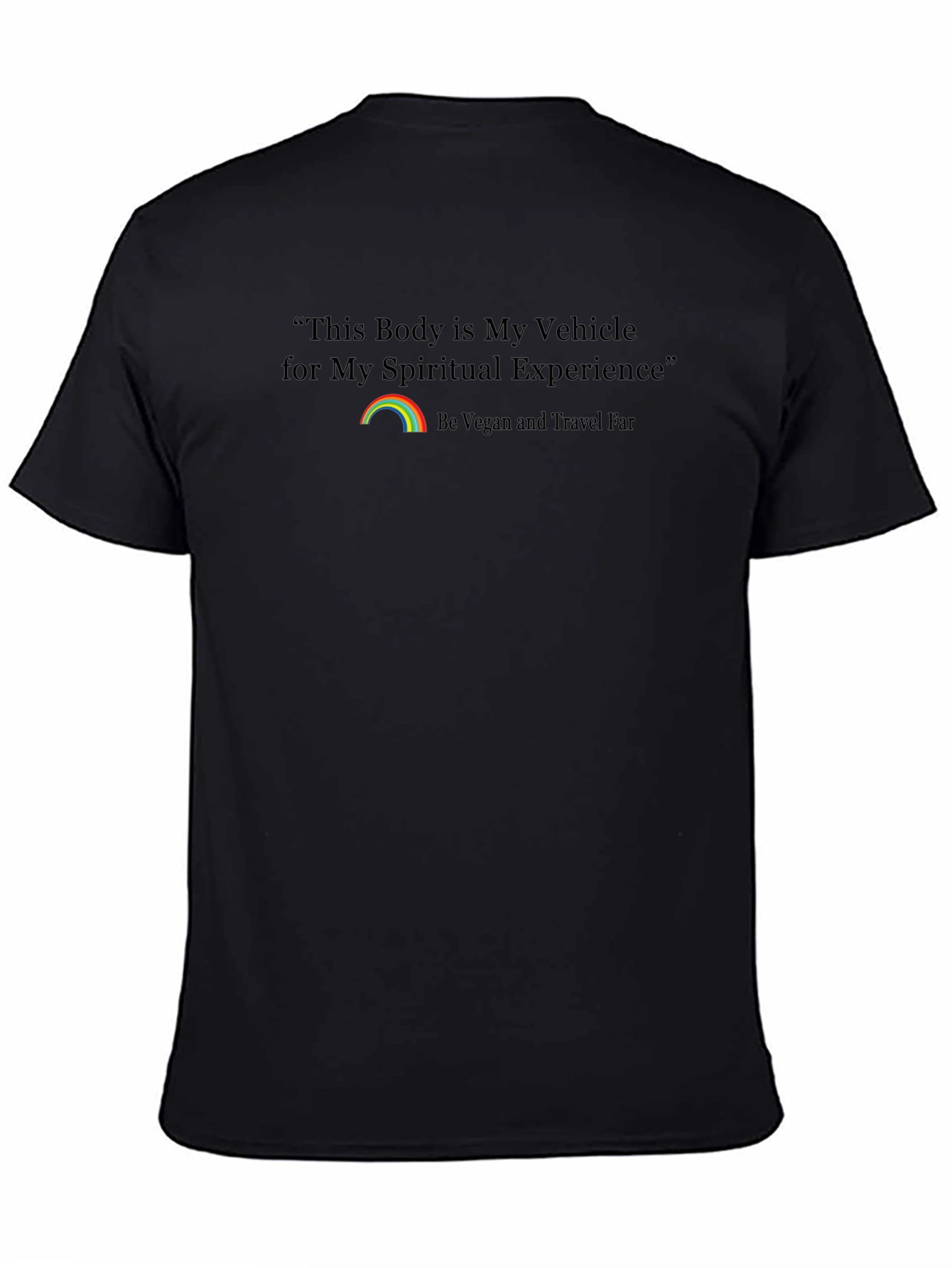 Spiritual Experience Vegan Travel Graphic T-Shirt