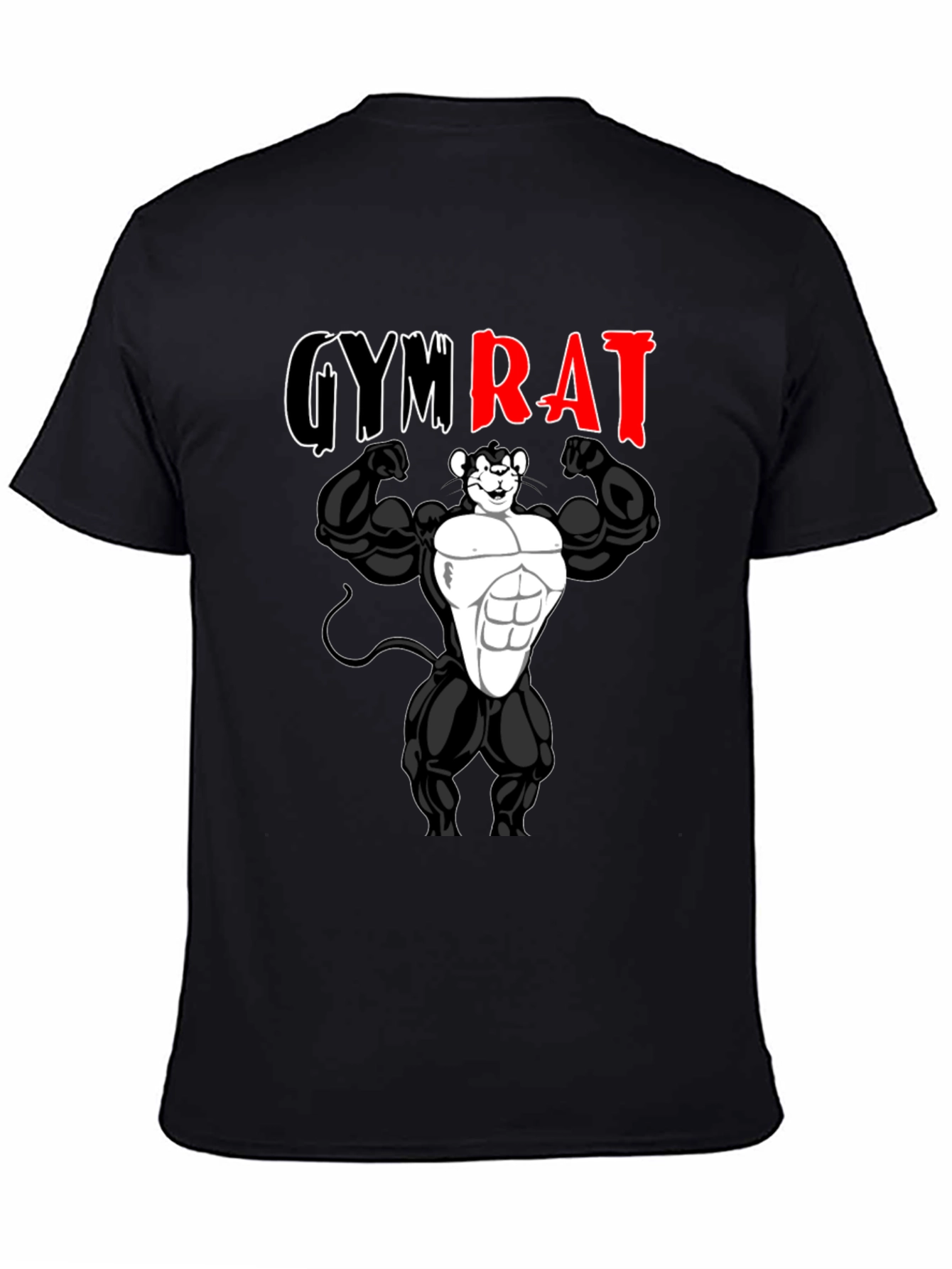 Gym Rat T-Shirt - Bodybuilding Mouse