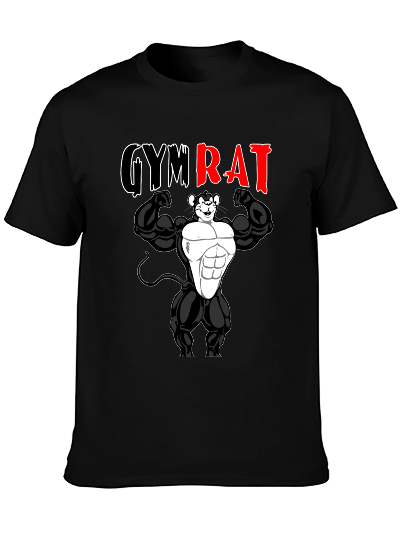 Gym Rat T-Shirt - Bodybuilding Mouse