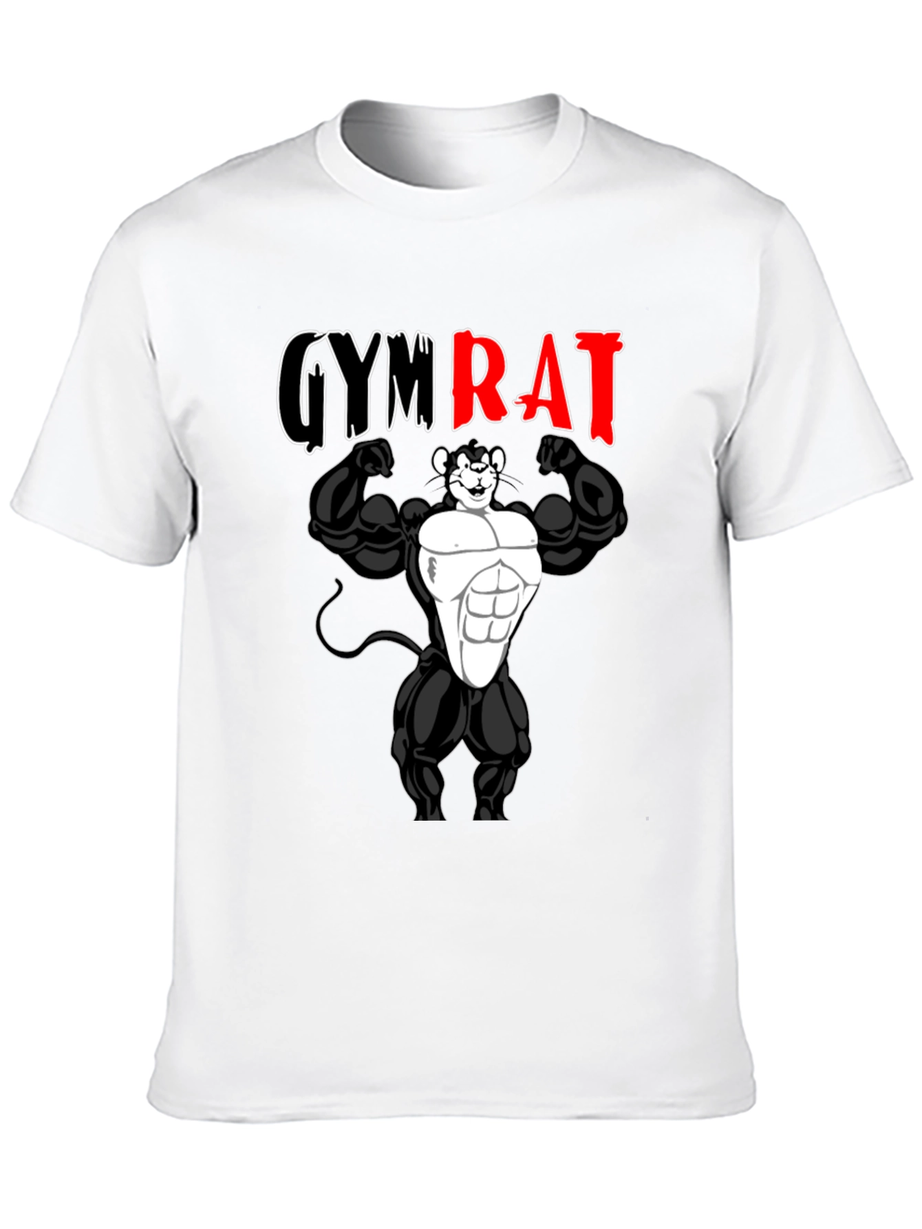 Gym Rat T-Shirt - Bodybuilding Mouse