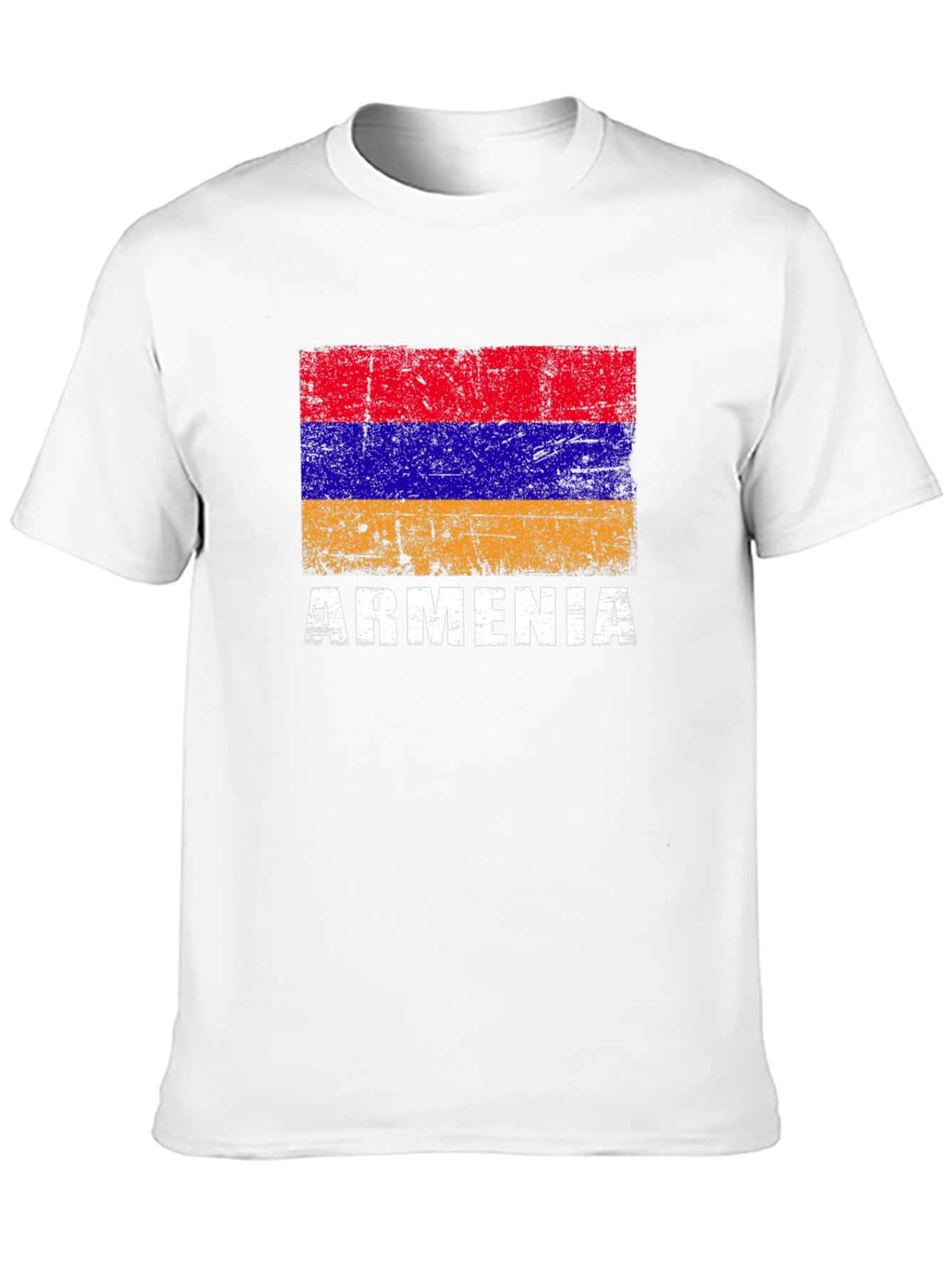 Armenia Flag T-Shirt - Distressed Design