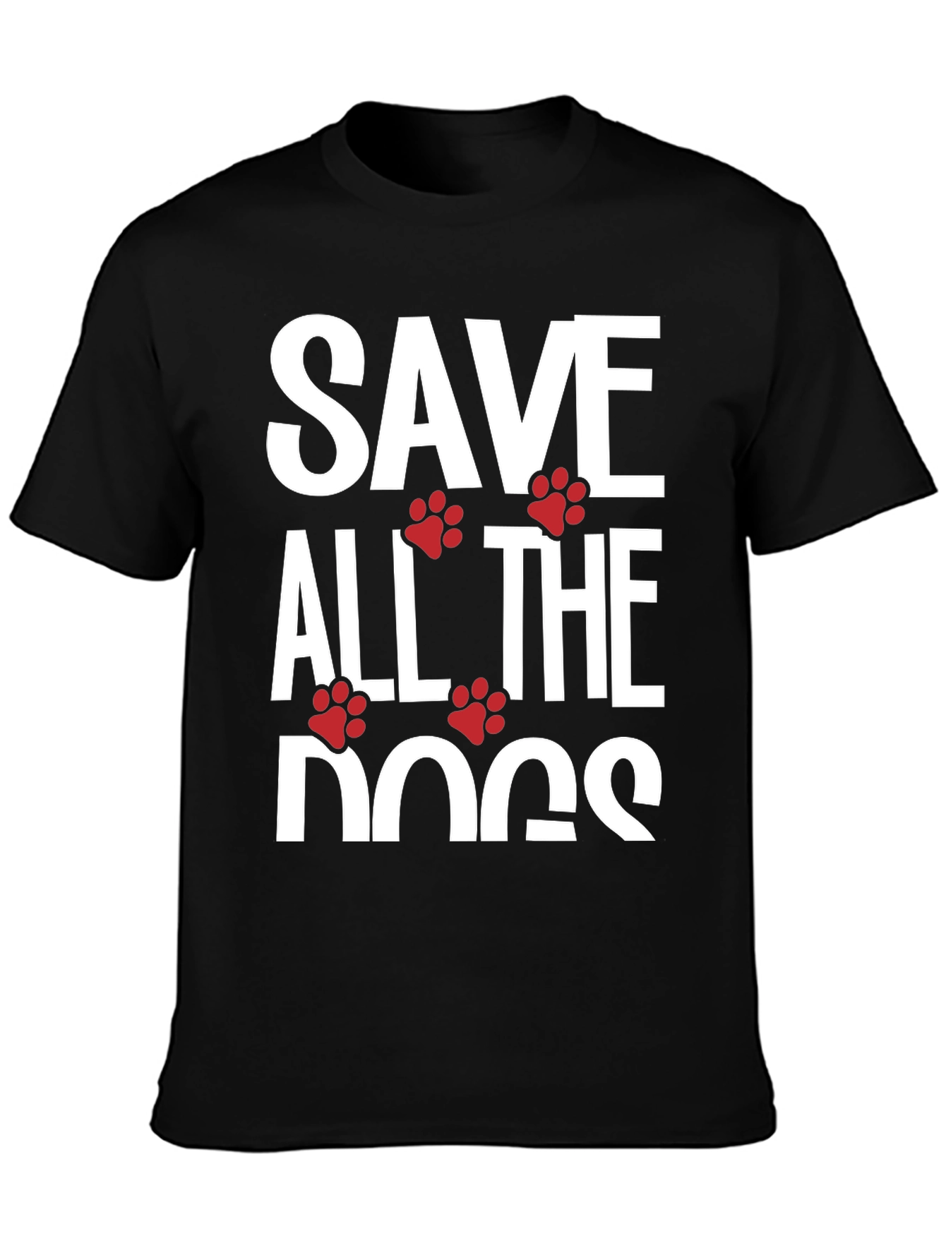 Save All The Dogs T-Shirt - Animal Lover Tee