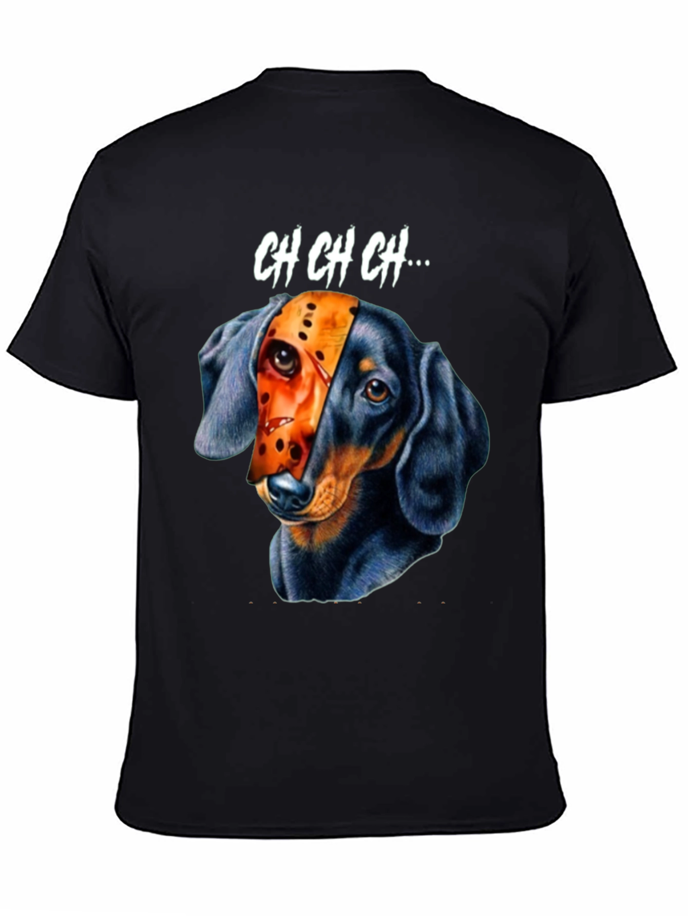 Dachshund Jason Voorhees Halloween T-Shirt
