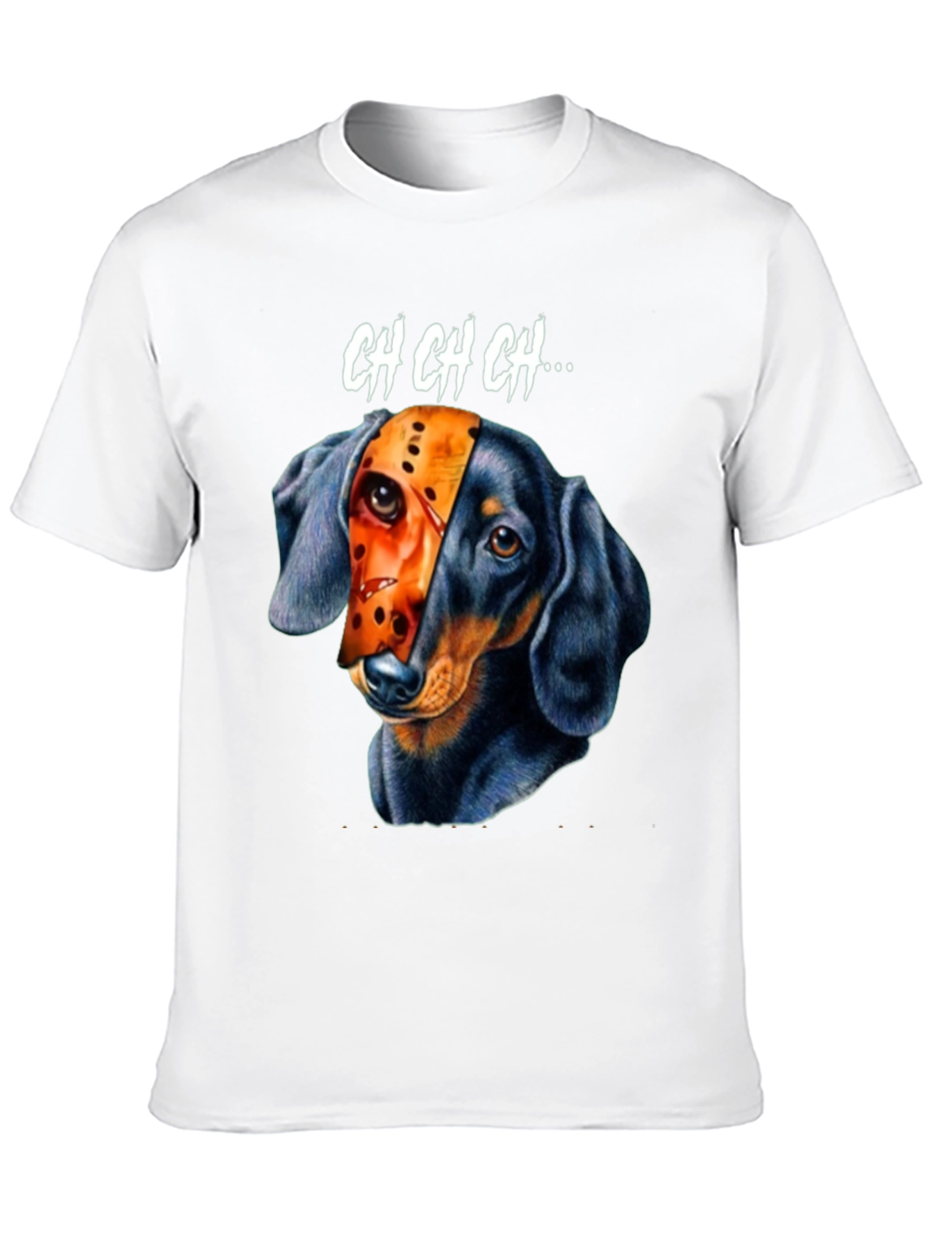 Dachshund Jason Voorhees Halloween T-Shirt