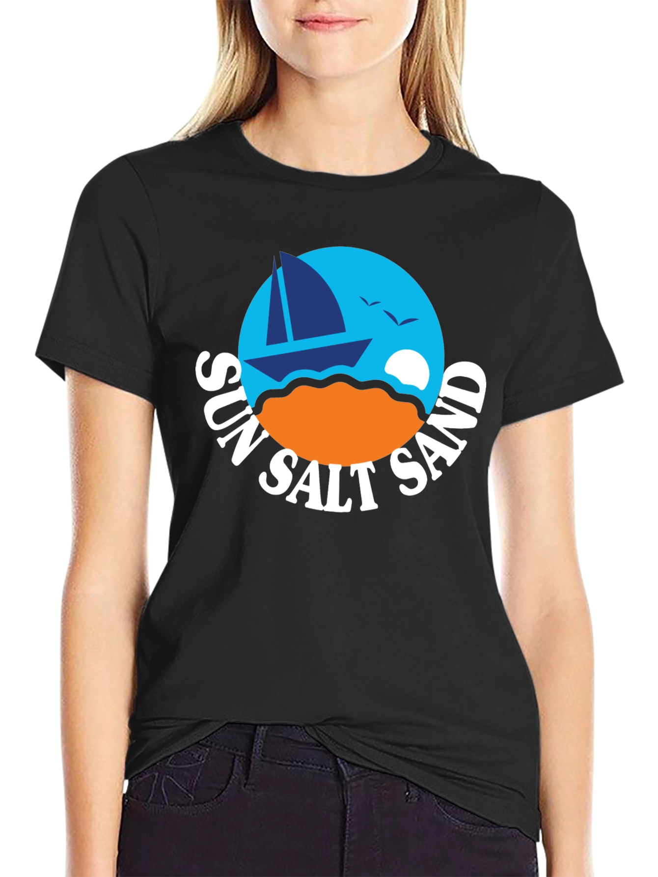 Sun Salt Sand T-Shirt - Beach Vibes