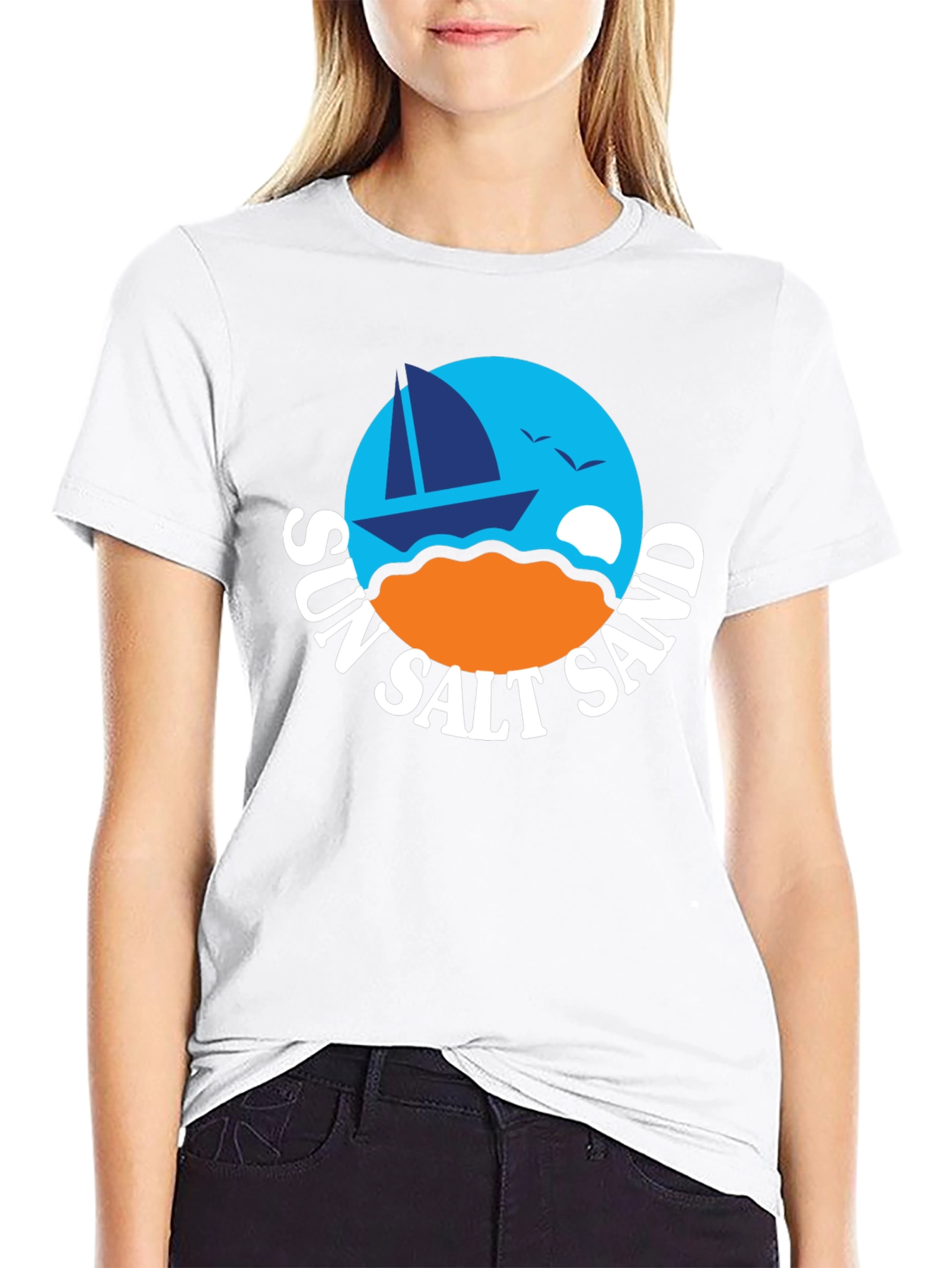Sun Salt Sand T-Shirt - Beach Vibes