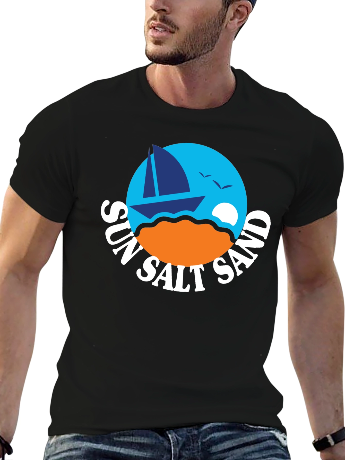 Sun Salt Sand T-Shirt - Beach Vibes