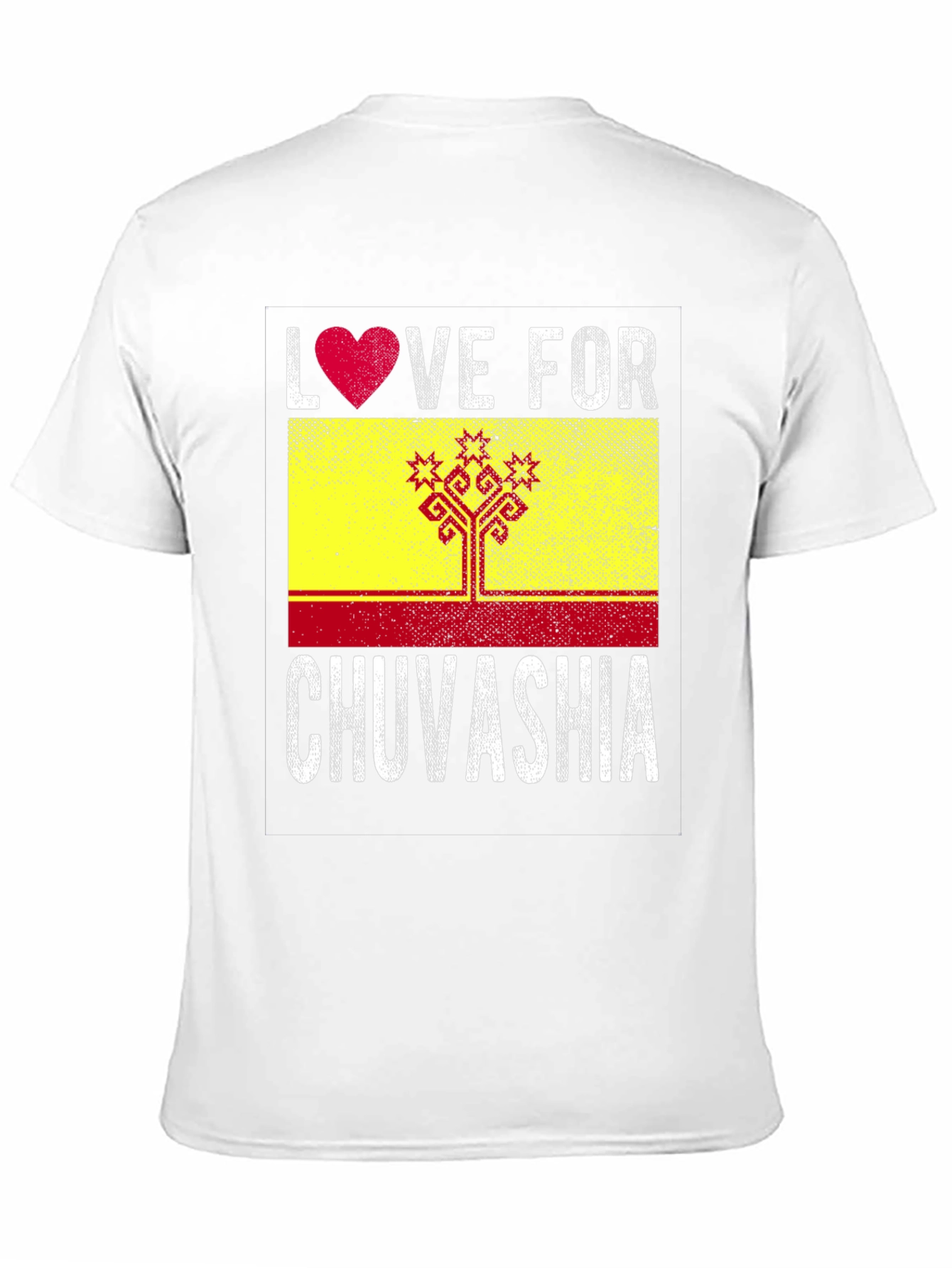 Love for Chuvashia T-Shirt - Flag Graphic Tee