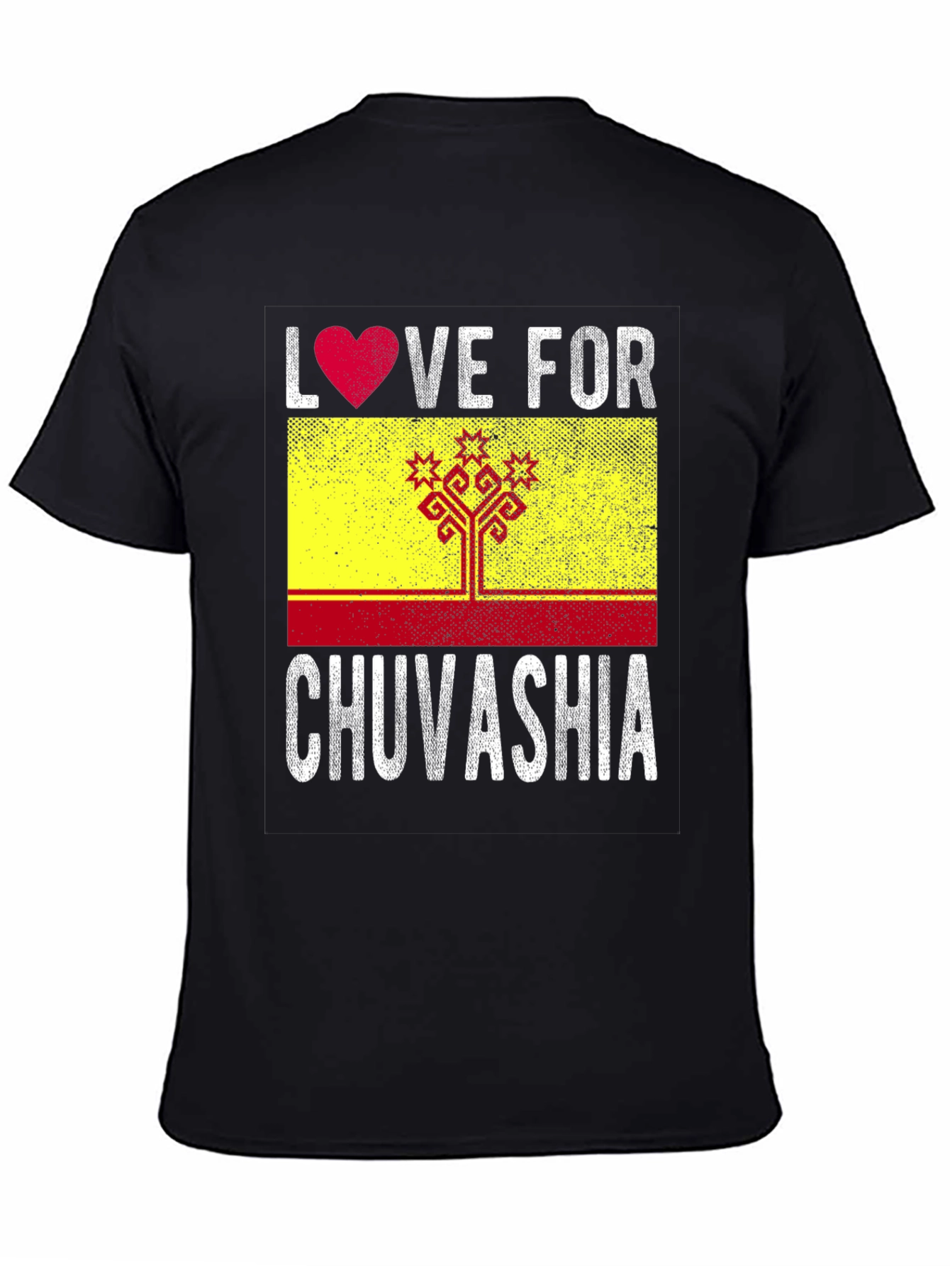 Love for Chuvashia T-Shirt - Flag Graphic Tee